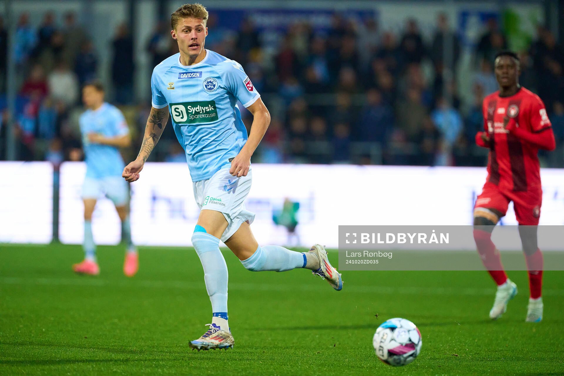 HADERSLEV, DENMARK - OCTOBER 20: Lukas Björklund of
