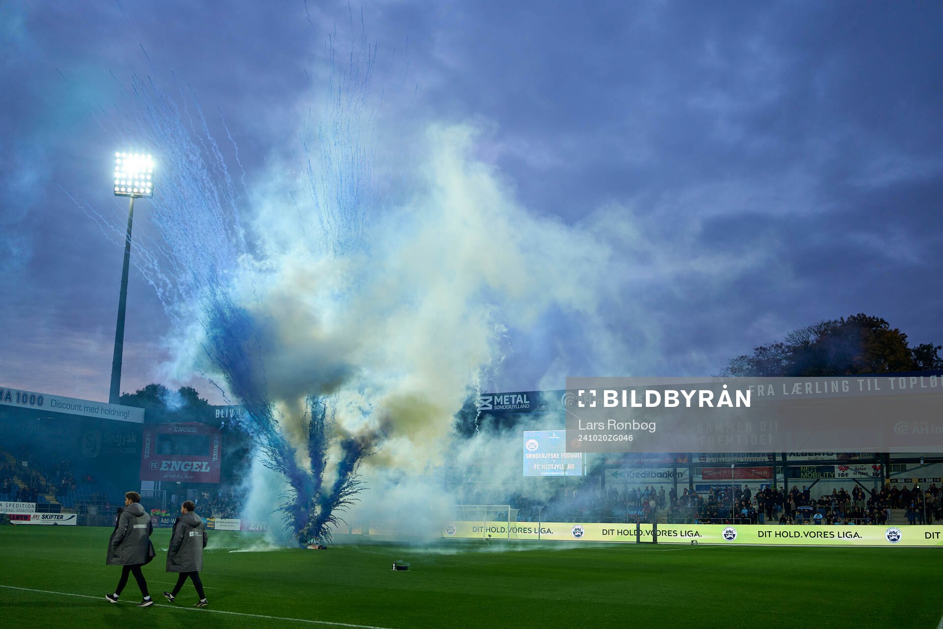 HADERSLEV, DENMARK - OCTOBER 20: Pyrotechnics