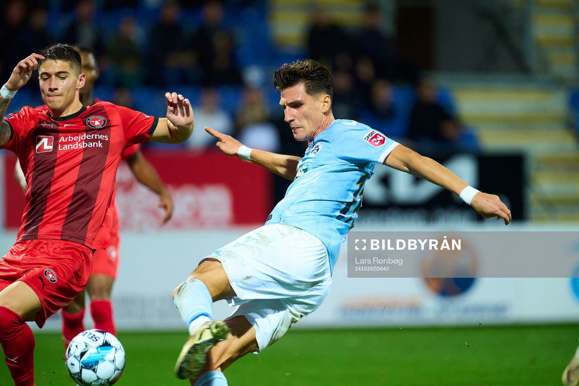 HADERSLEV, DENMARK - OCTOBER 20: Lirim Qamili of