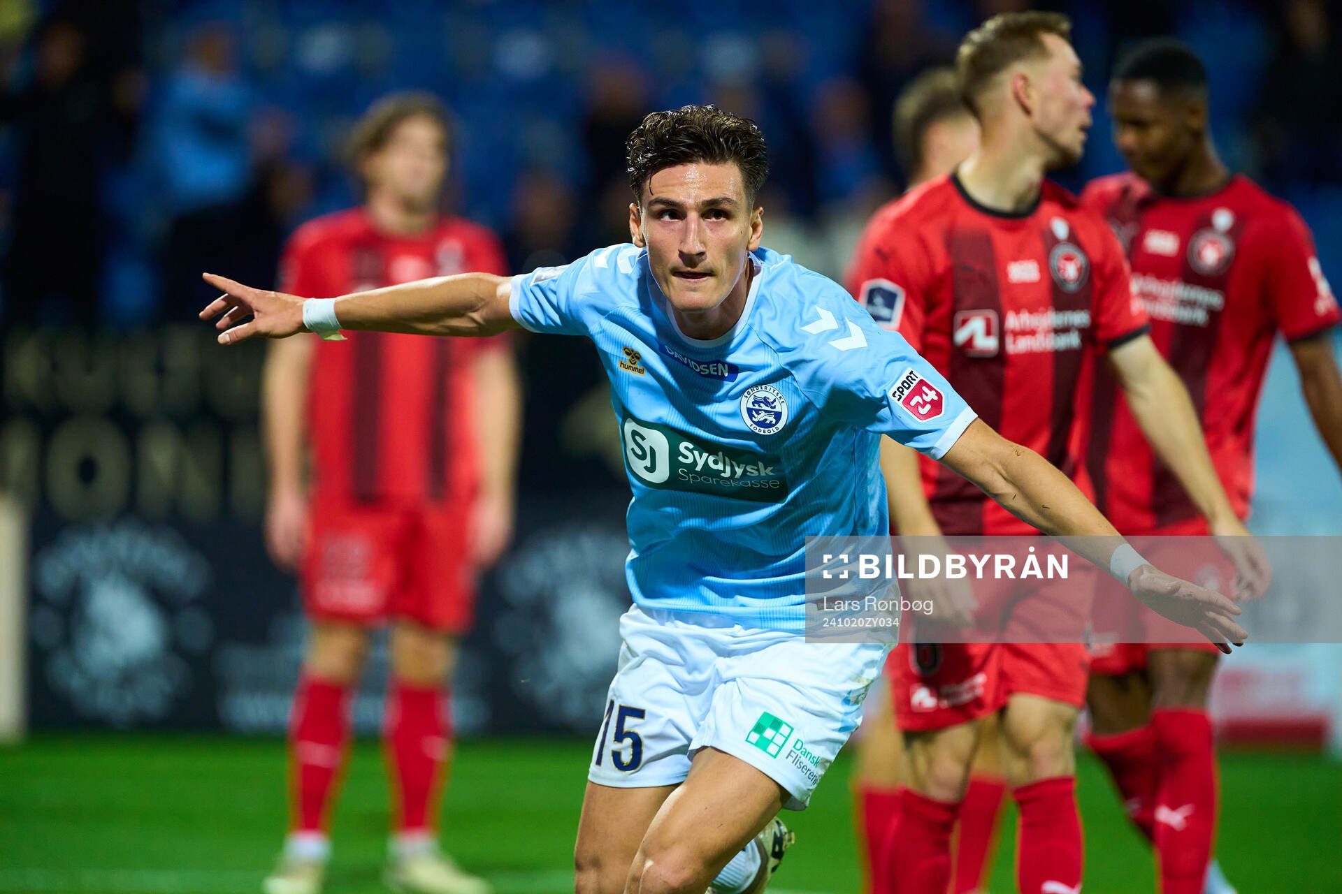 HADERSLEV, DENMARK - OCTOBER 20: Lirim Qamili of