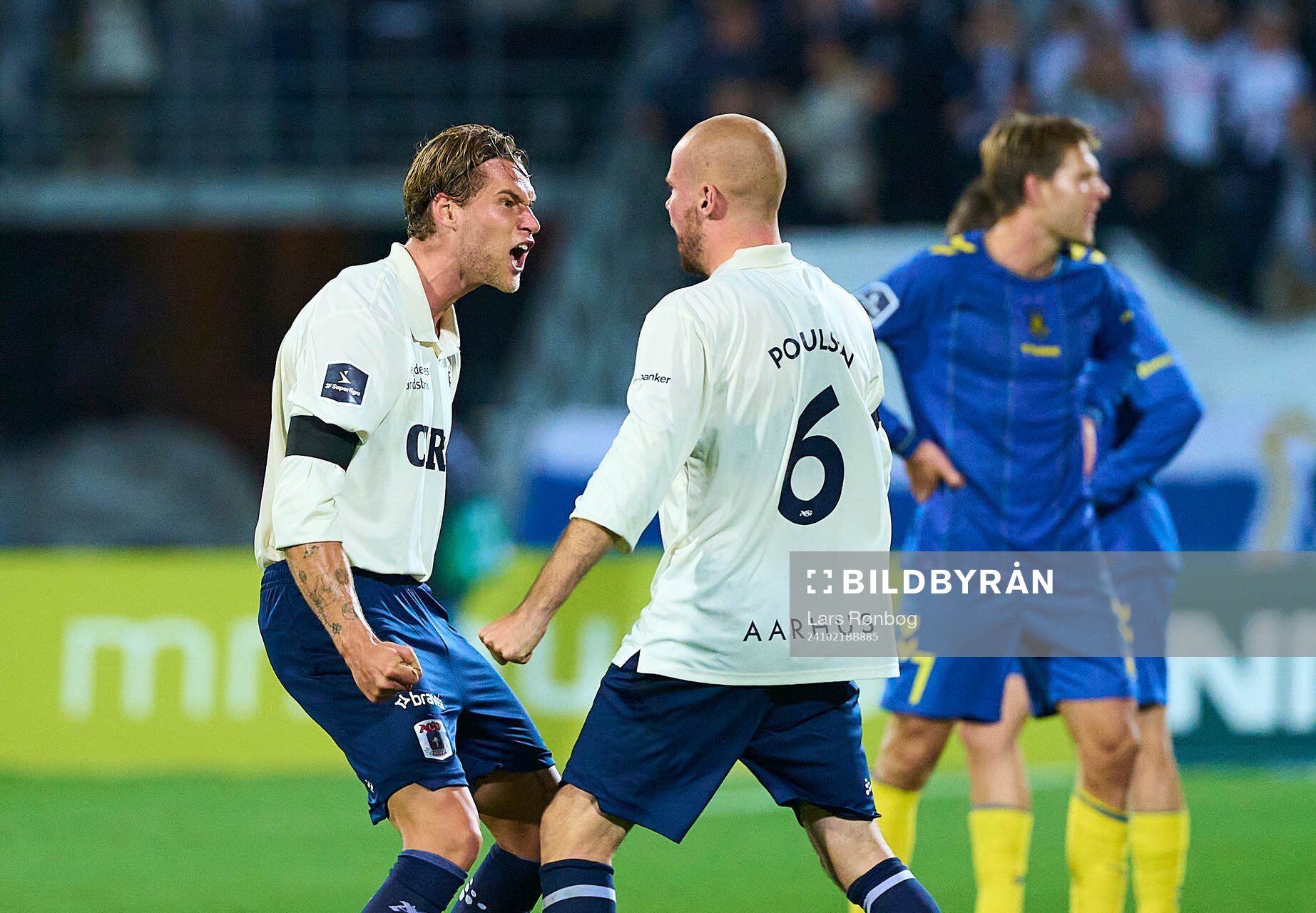 AARHUS, DENMARK - OCTOBER 21: Felix Beijmo and Nicolai