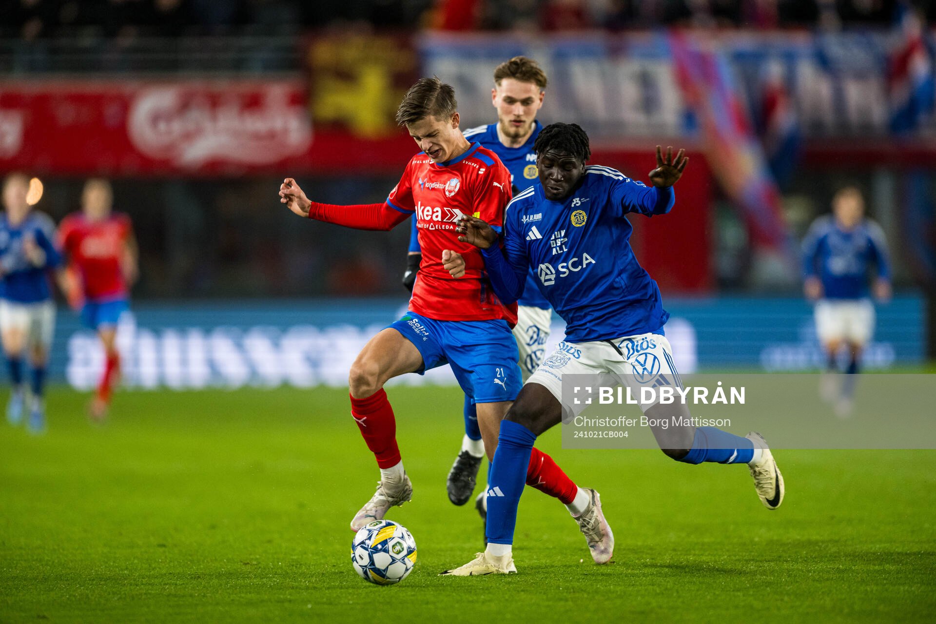 Helsingborgs Taylor Silverholt och GIF Sundsvalls Kojo