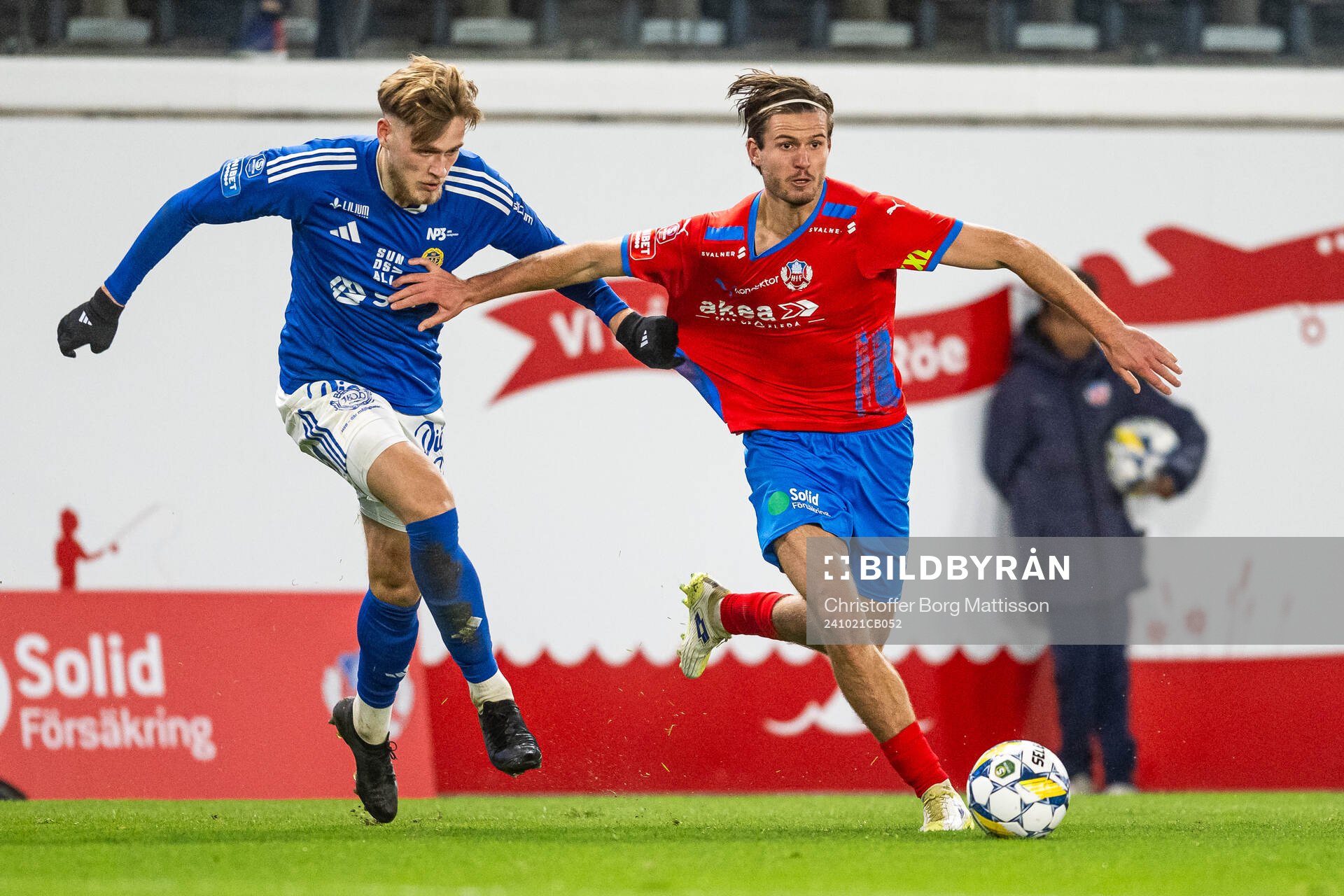 GIF Sundsvalls Ludvig Svanberg och Helsingborgs Wilhelm
