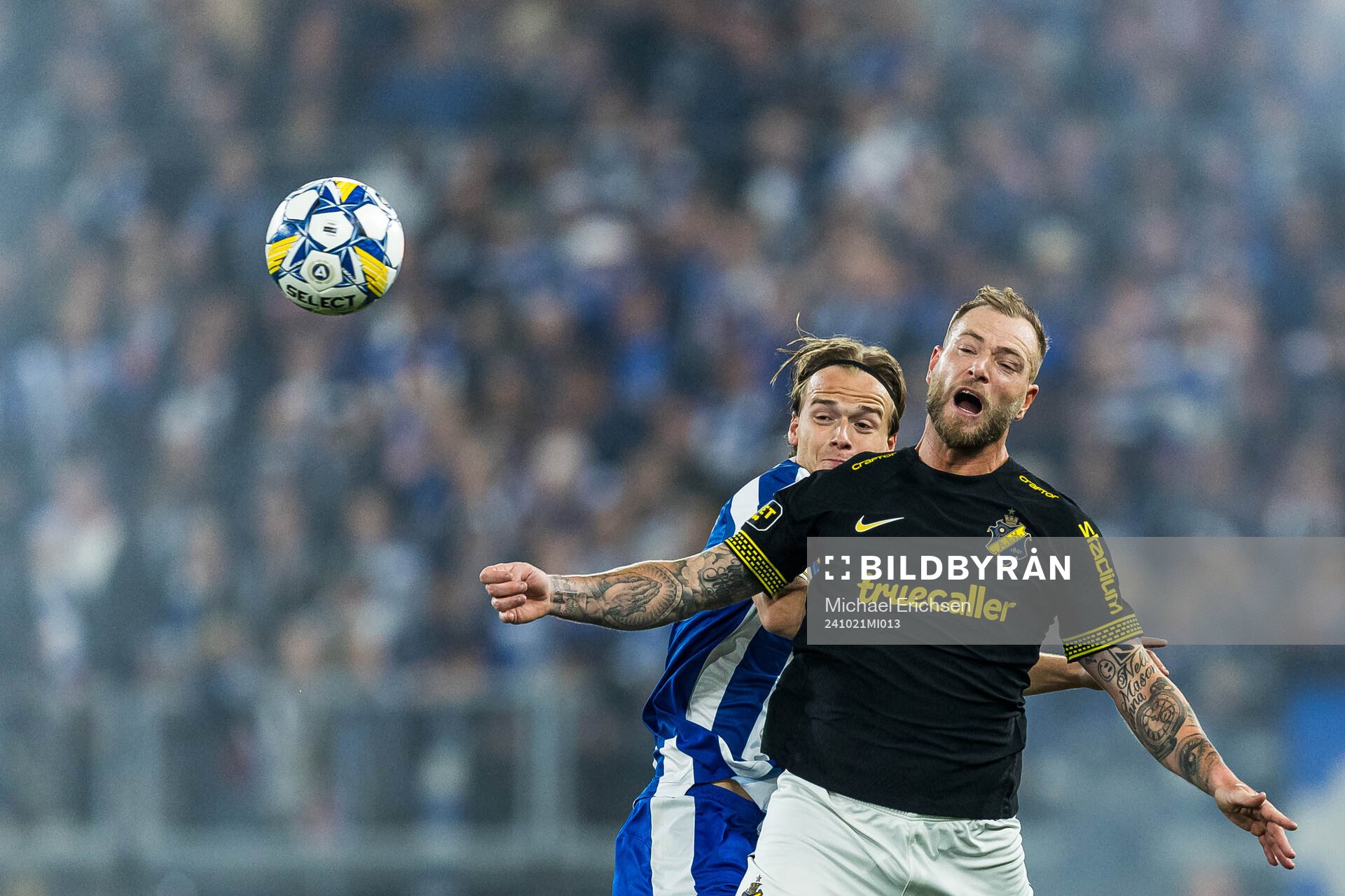 IFK Göteborgs August Erlingmark och AIKs John Guidetti