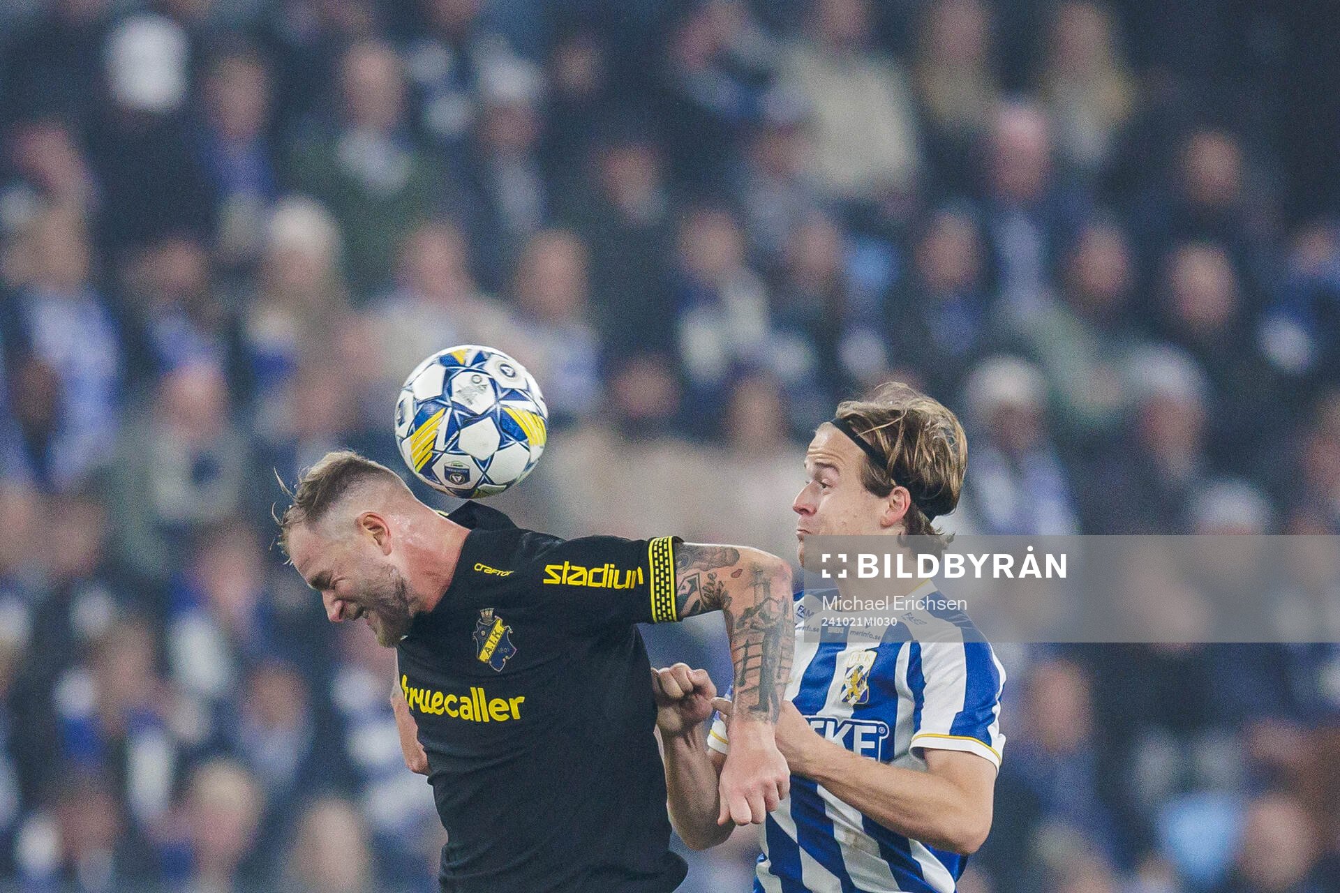 AIKs John Guidetti och IFK Göteborgs August Erlingmark