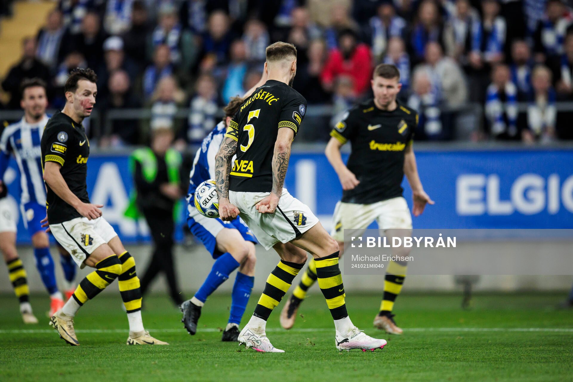 En situation i straffområdet mellan IFK Göteborgs