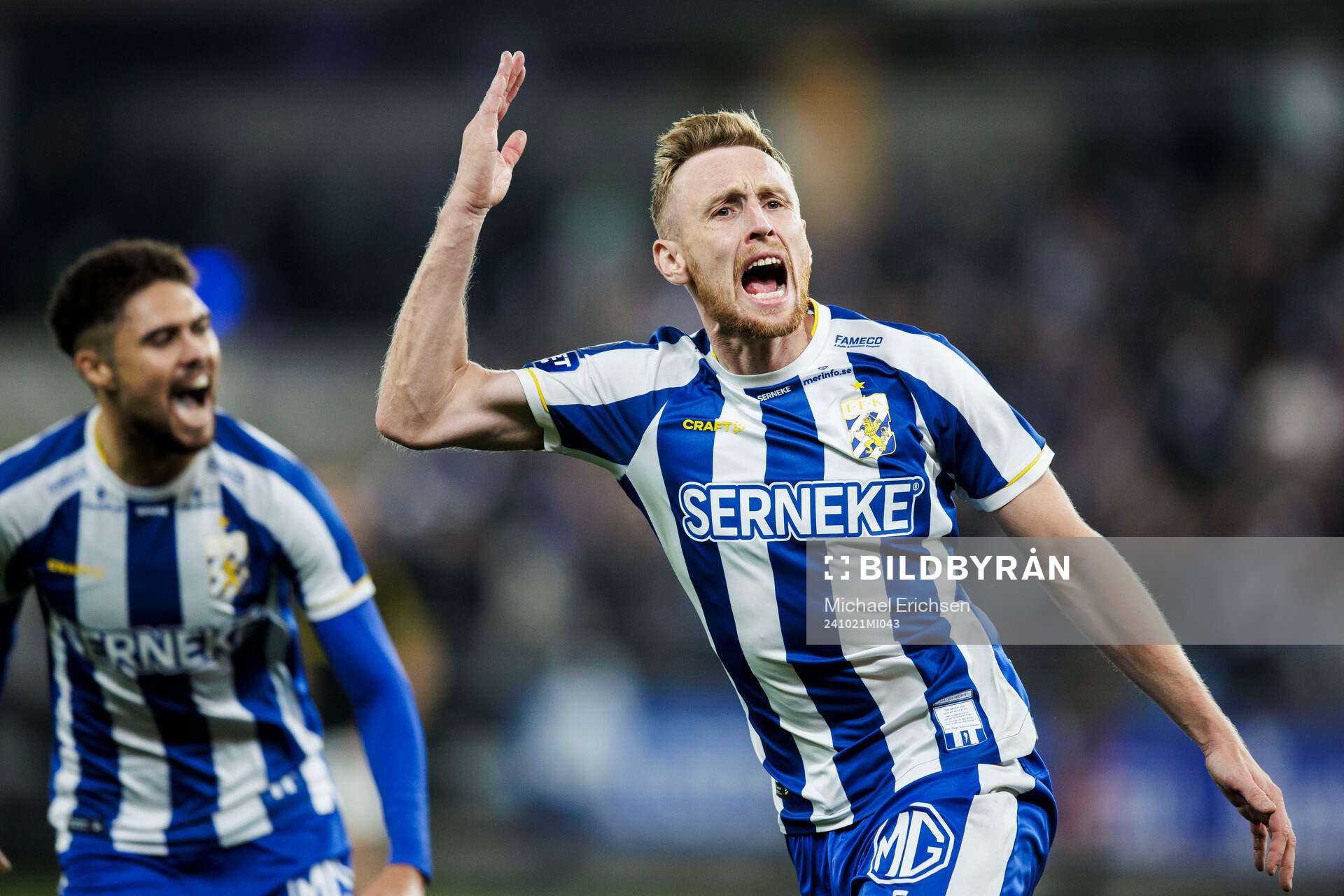 IFK Göteborgs Sebastian Ohlsson jublar