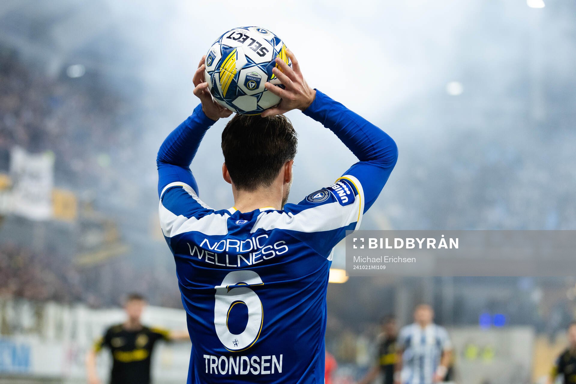 IFK Göteborgs Anders Trondsen med ett inkast