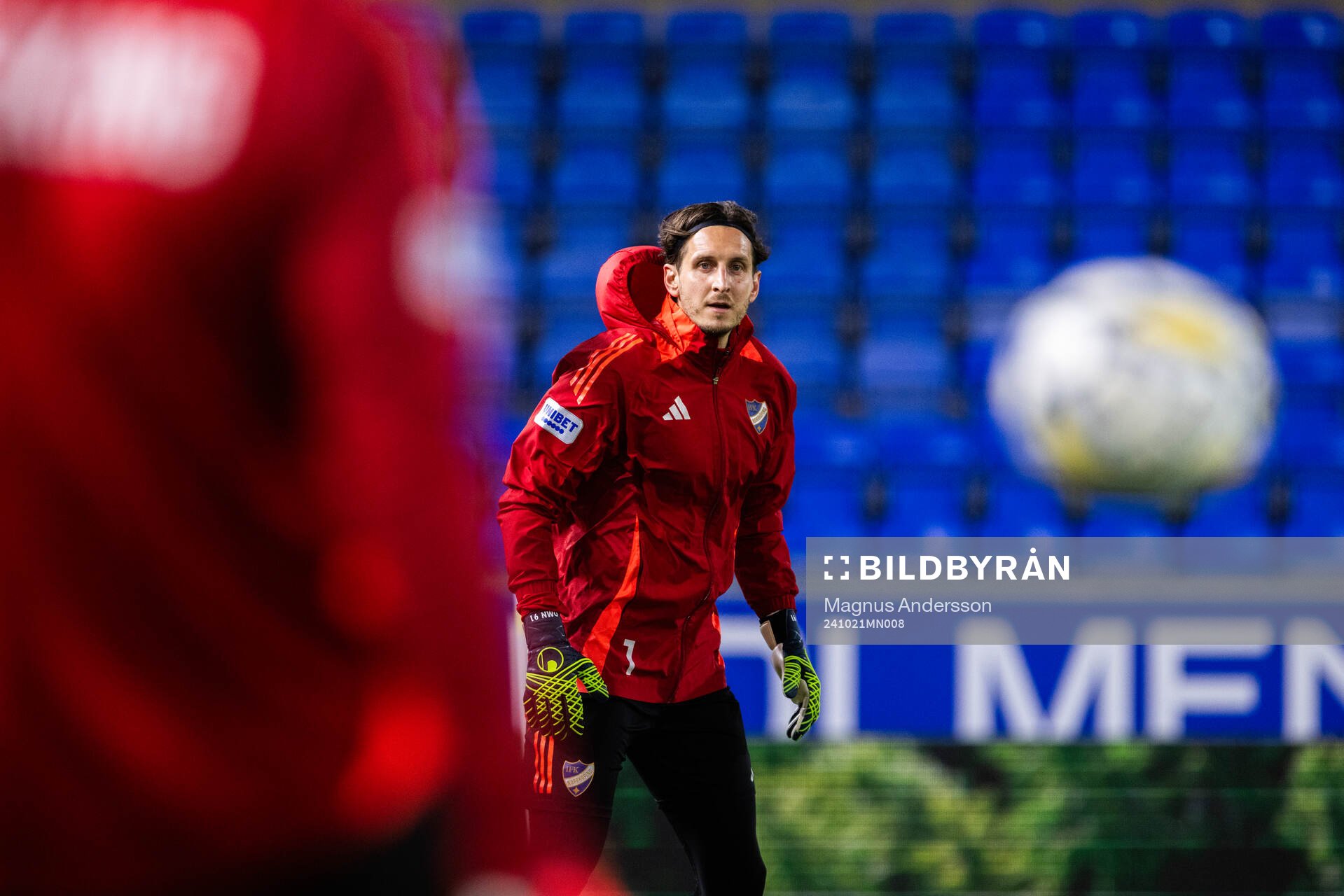 IFK Norrköpings målvakt David Mitov Nilsson på