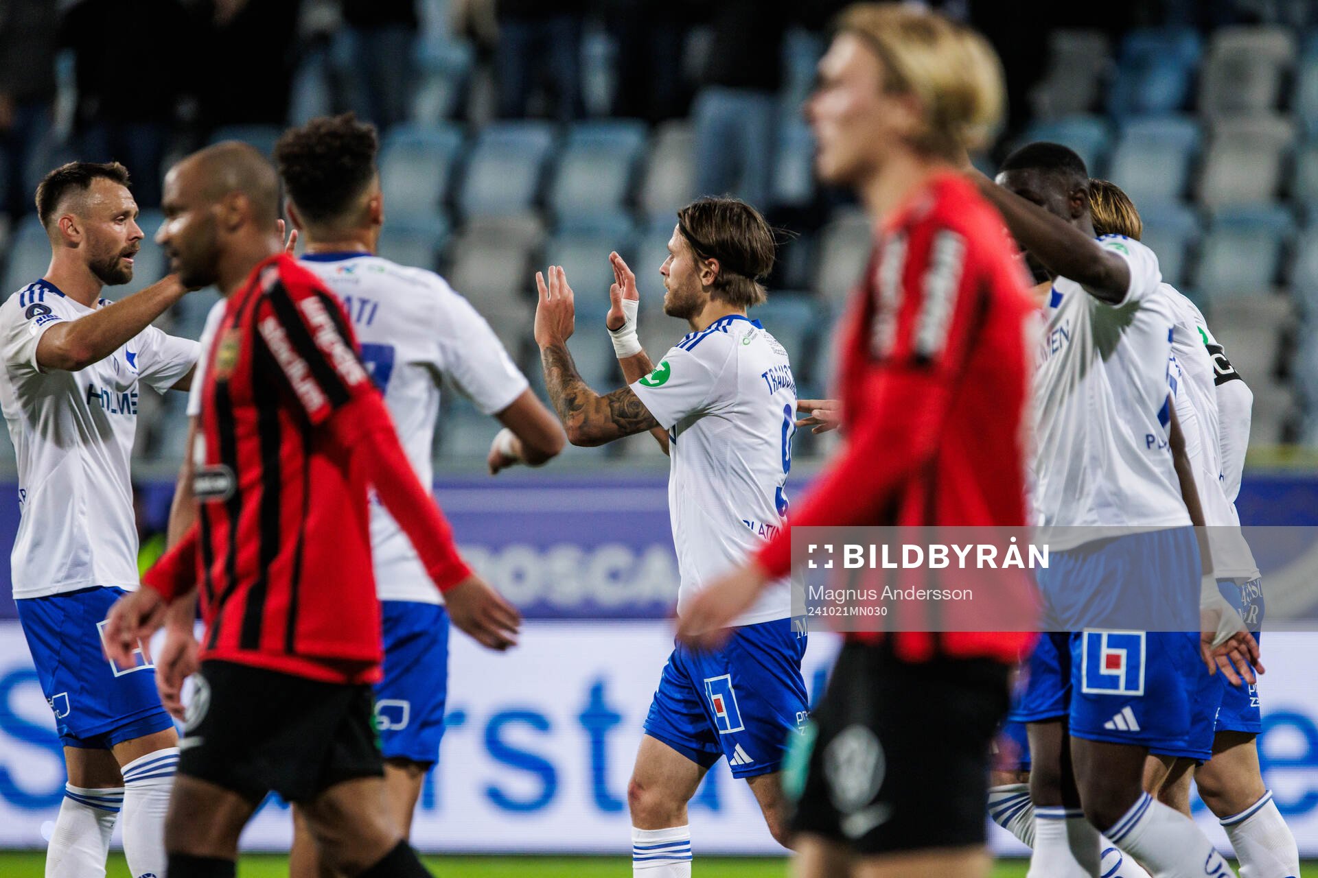 IFK Norrköpings Arnor Traustason jublar