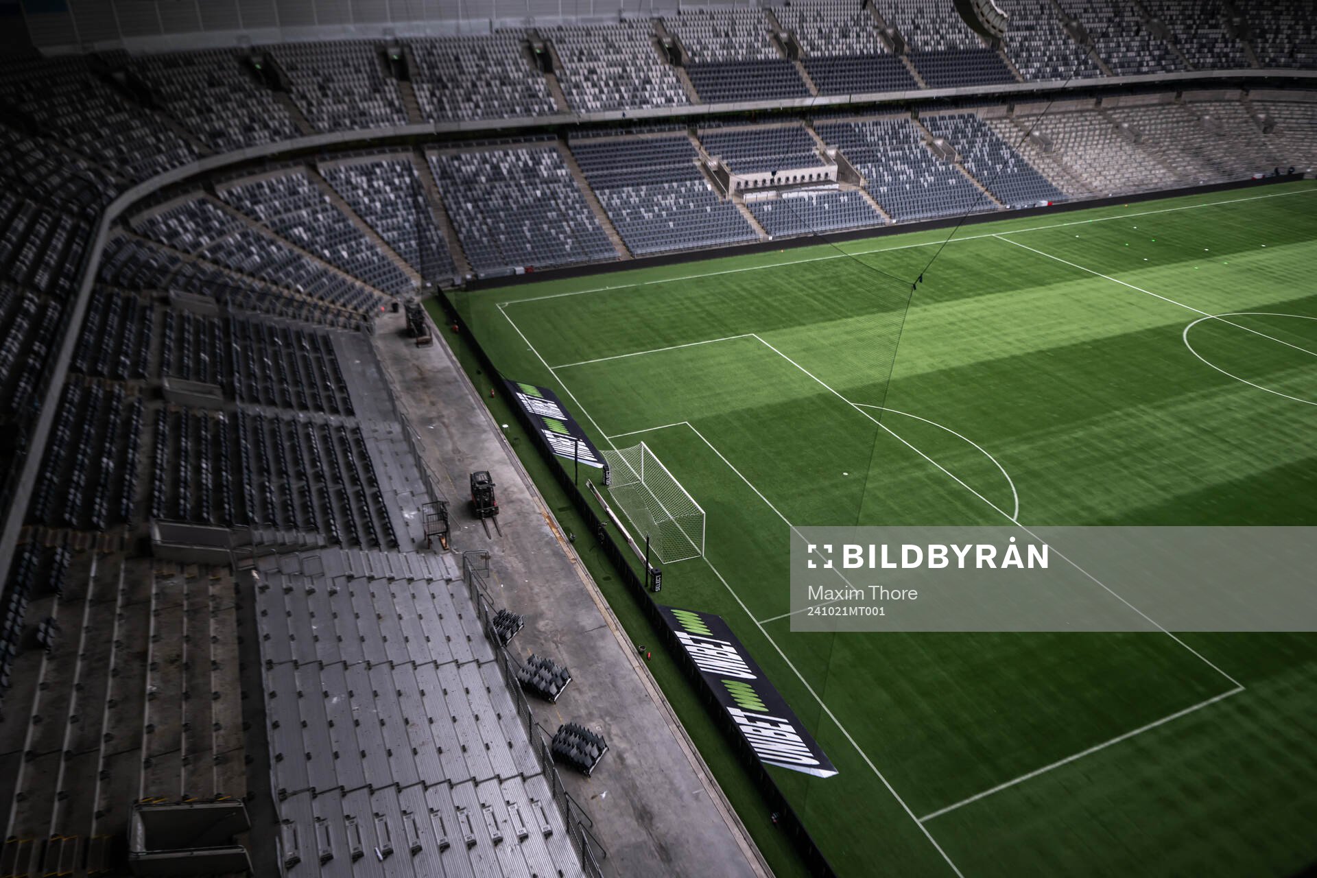 Interiör vy över Tele2 Arena