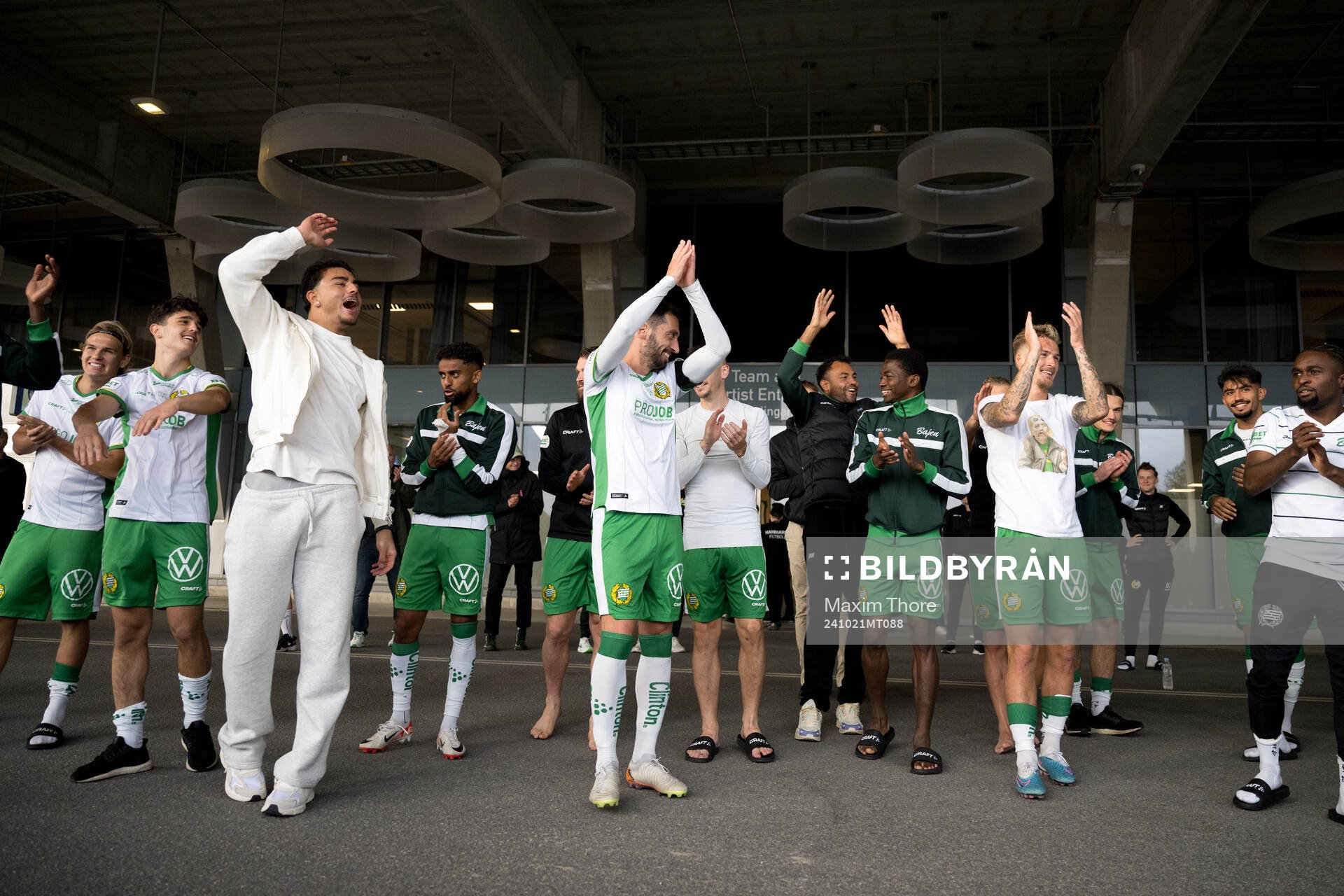 Hammarbys Jusef Erabi, Nahir Besara och Fredrik Hammar
