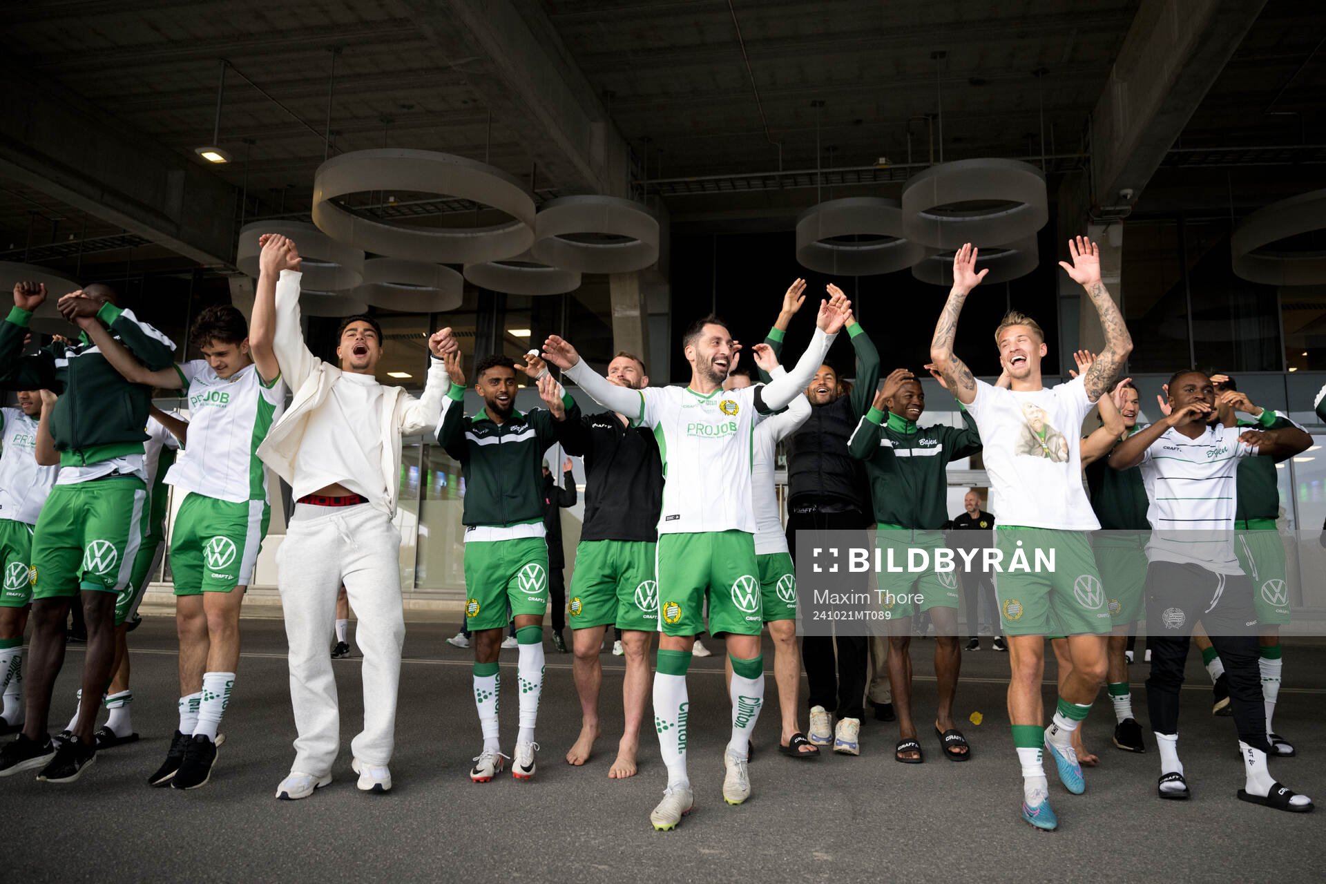 Hammarbys Jusef Erabi, Nahir Besara och Fredrik Hammar