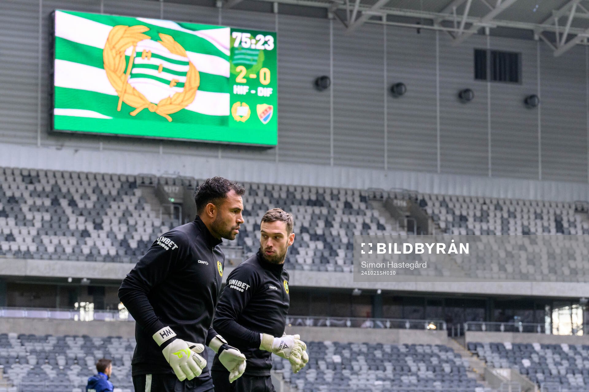 Hammarbys målvakt Warner Hahn