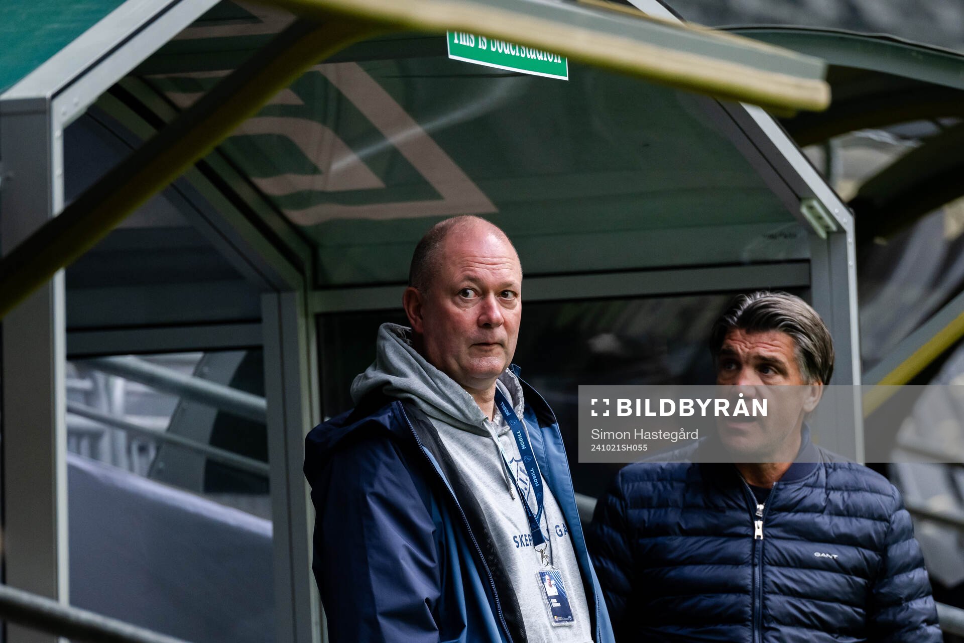 Djurgårdens VD Henrik Berggren och sportchef Bosse