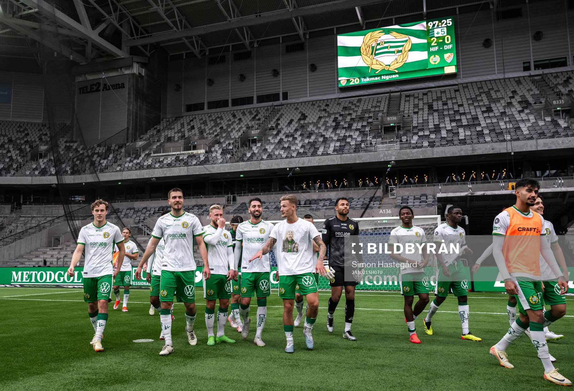 Hammarbys spelar jublar