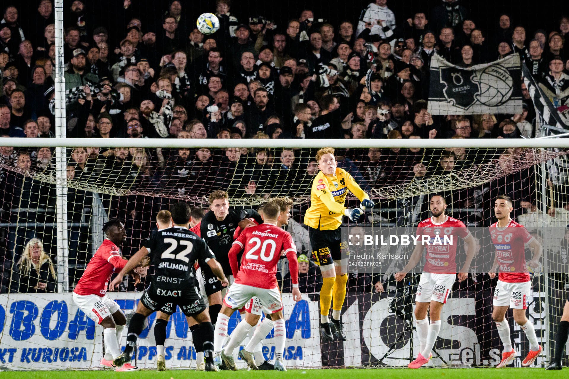 Degerfors målvakt Rasmus Forsell