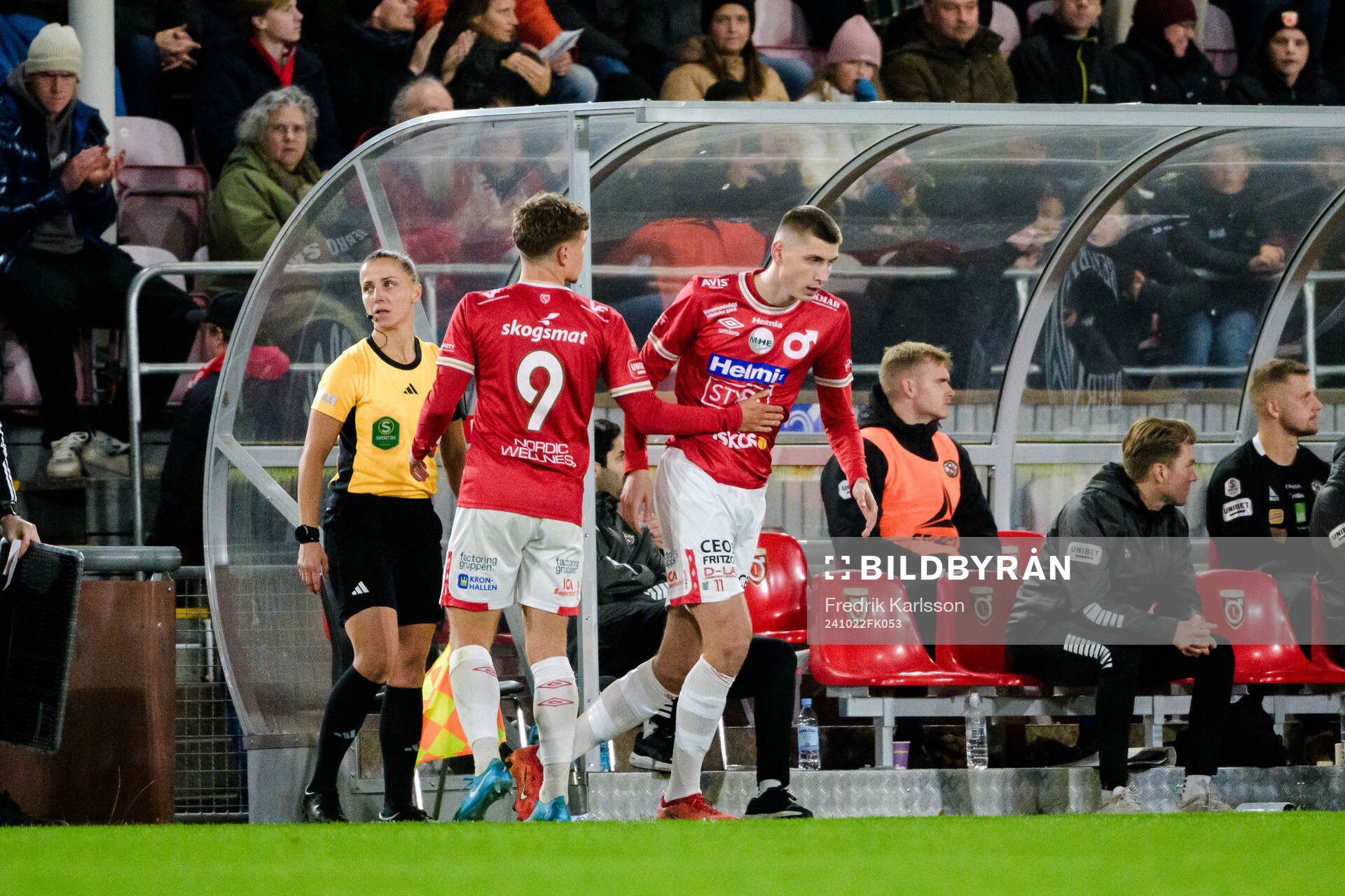 Degerfors Gustav Lindgren och Adi Fisic