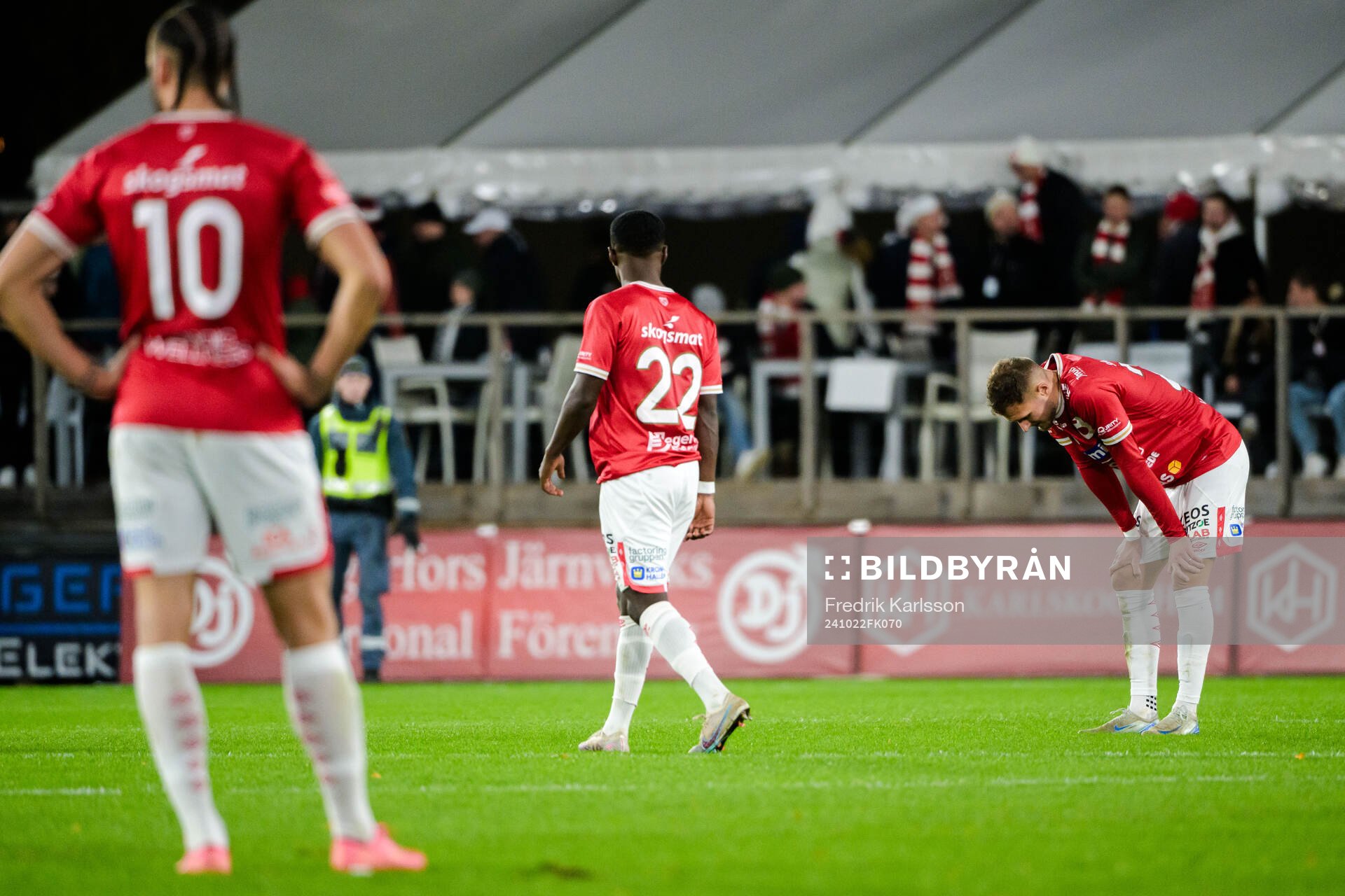 Degerfors spelare deppar