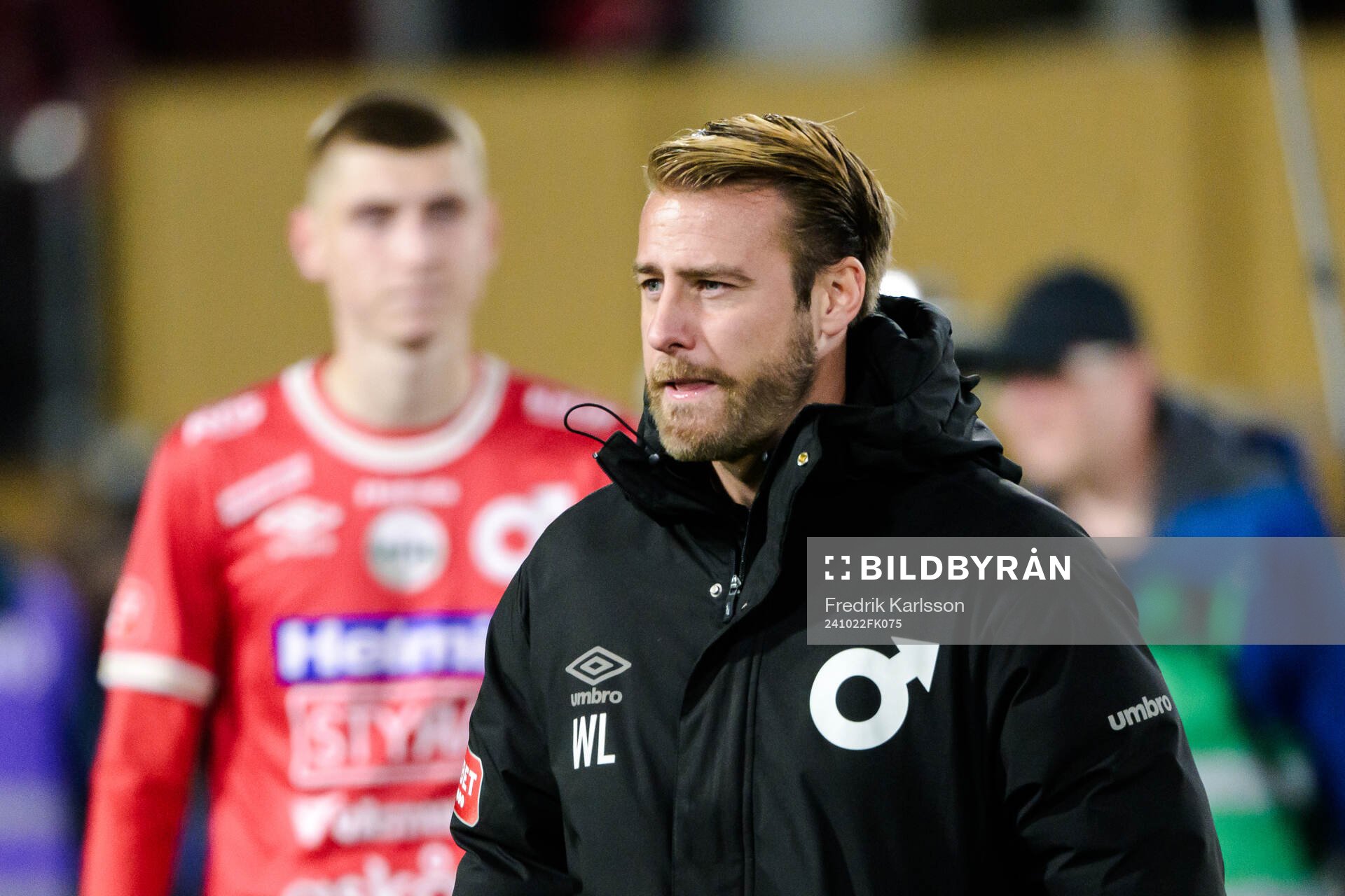 Degerfors tränare William Lundin deppar