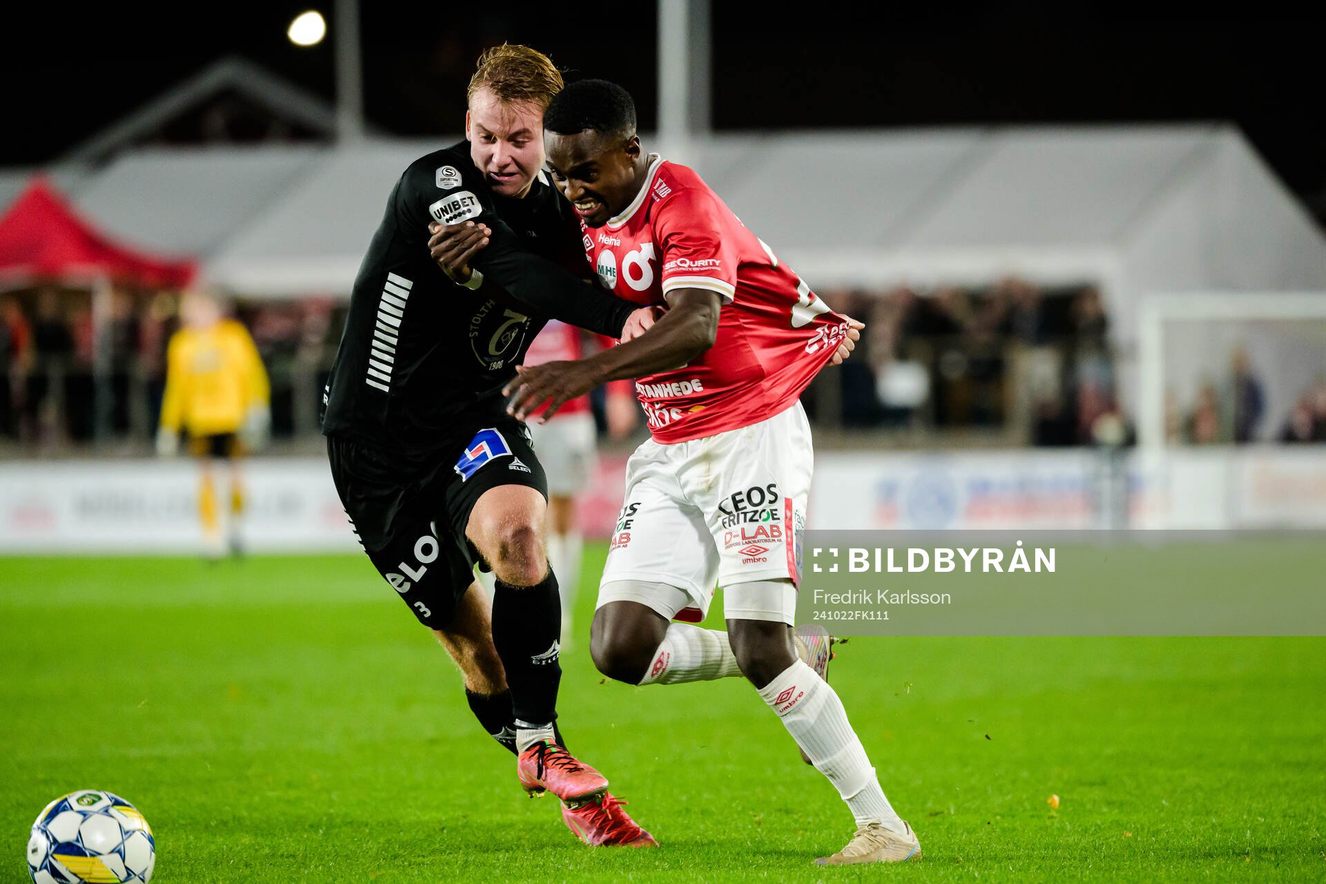 Örebros Oskar Käck och Degerfors Nahom Girmai Netabay