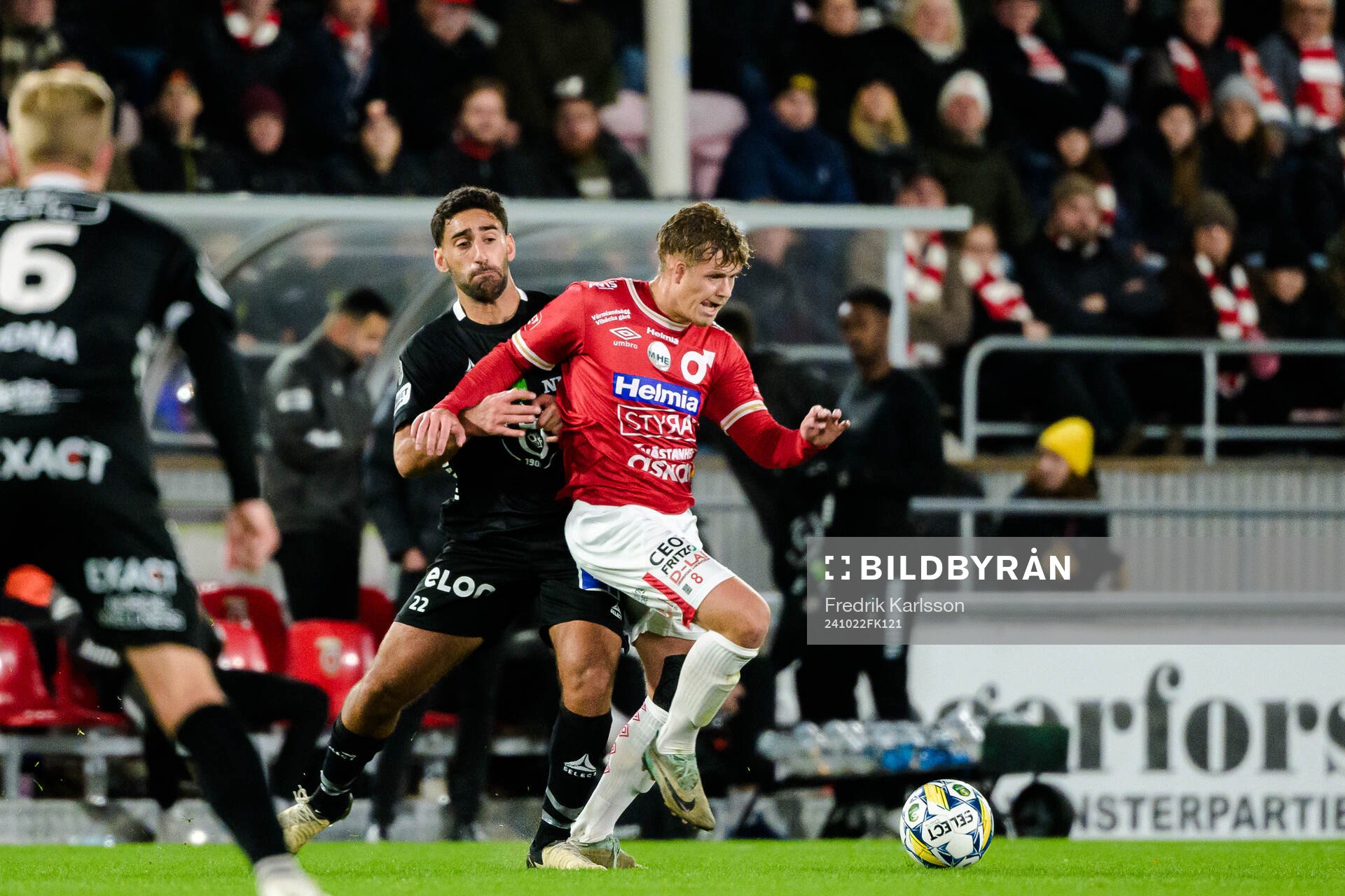 Örebros Lucas Shlimon och Degerfors Kevin Holmén
