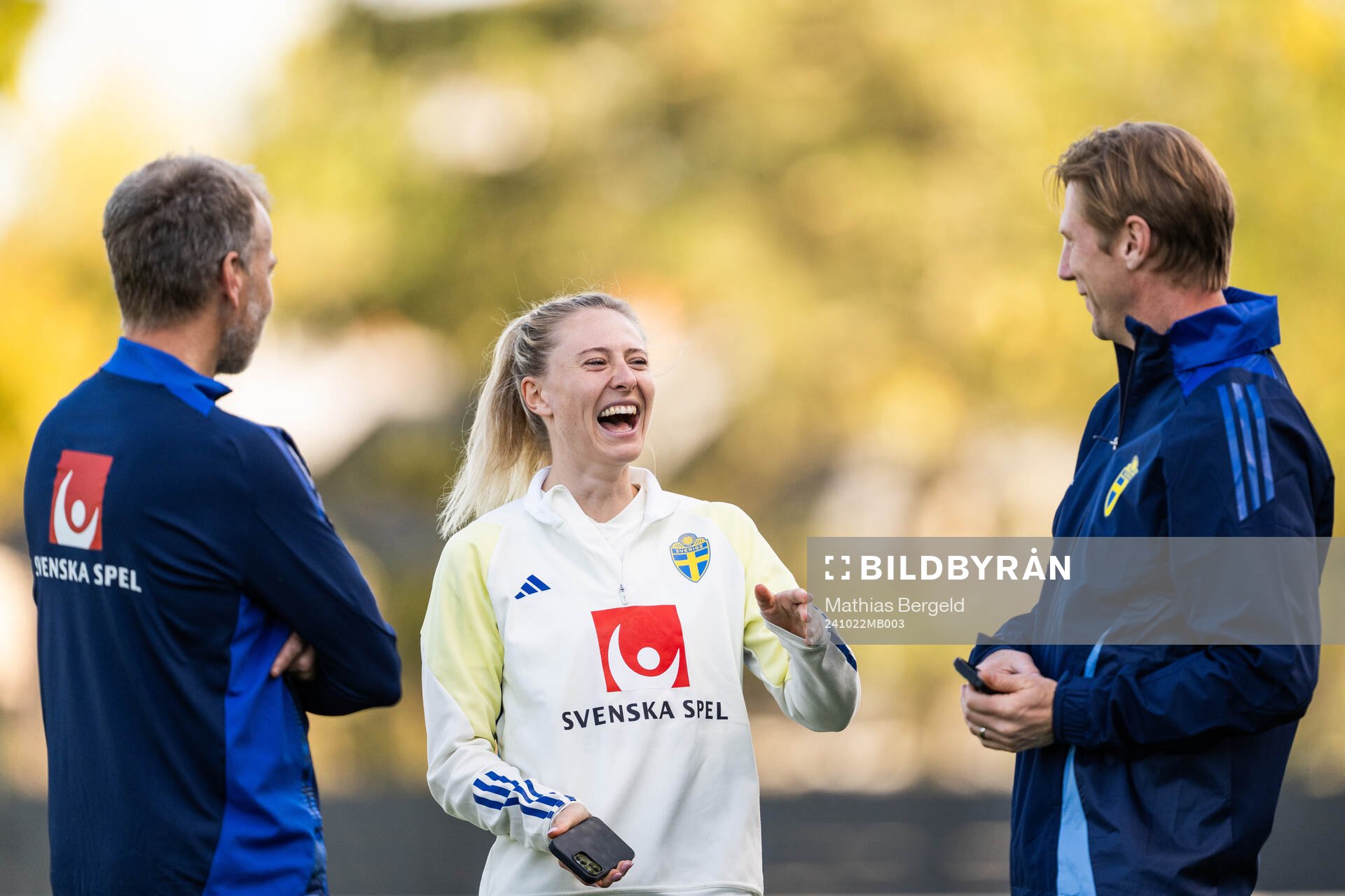 Performance manager Pontus Ekblom, Rebecka Blomqvist and