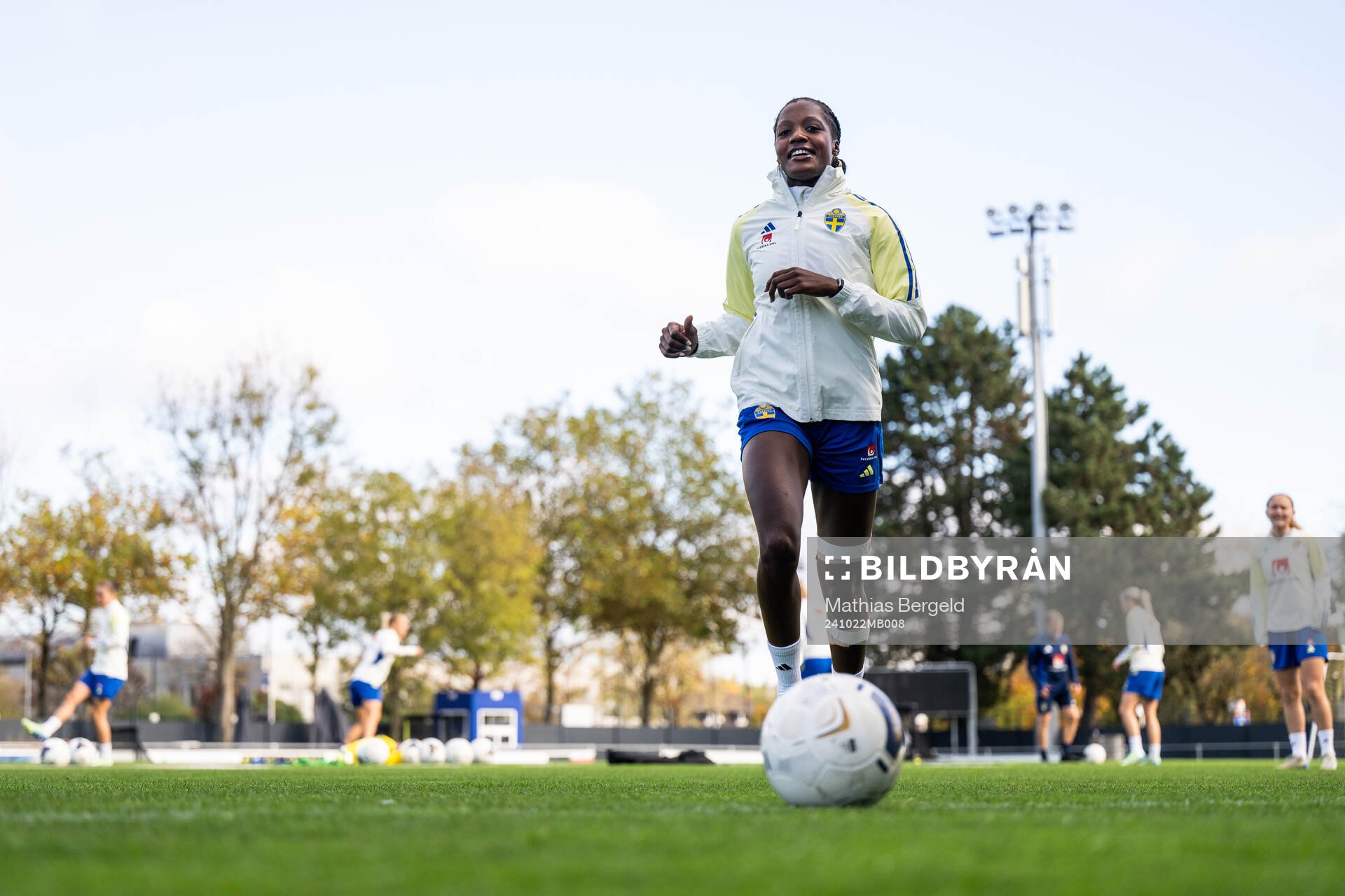 Evelyn Ijeh of the Swedish women's national football team