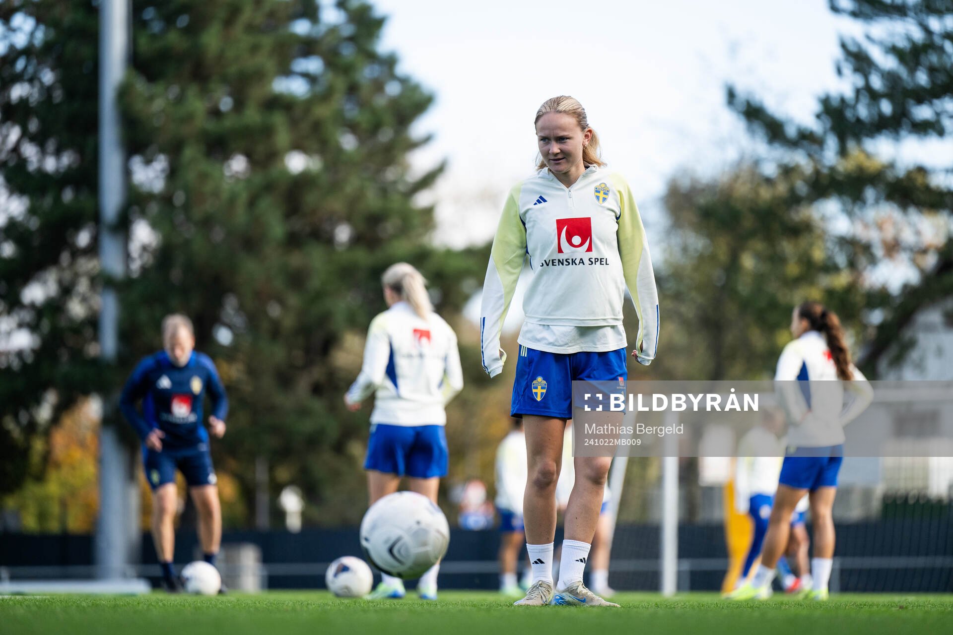 Matilda Vinberg of the Swedish women's national football