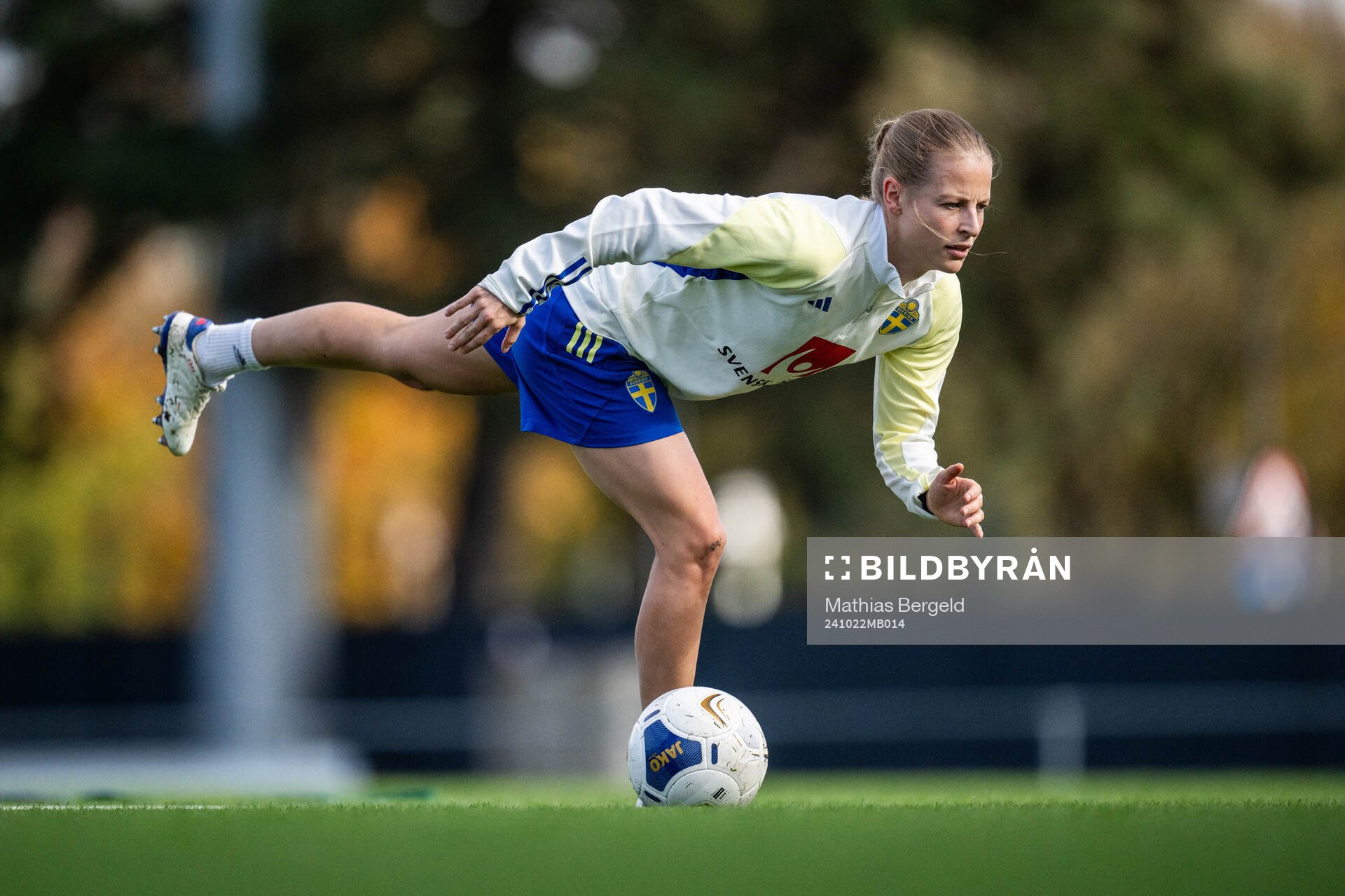 Anna Anvegård of the Swedish women's national football team
