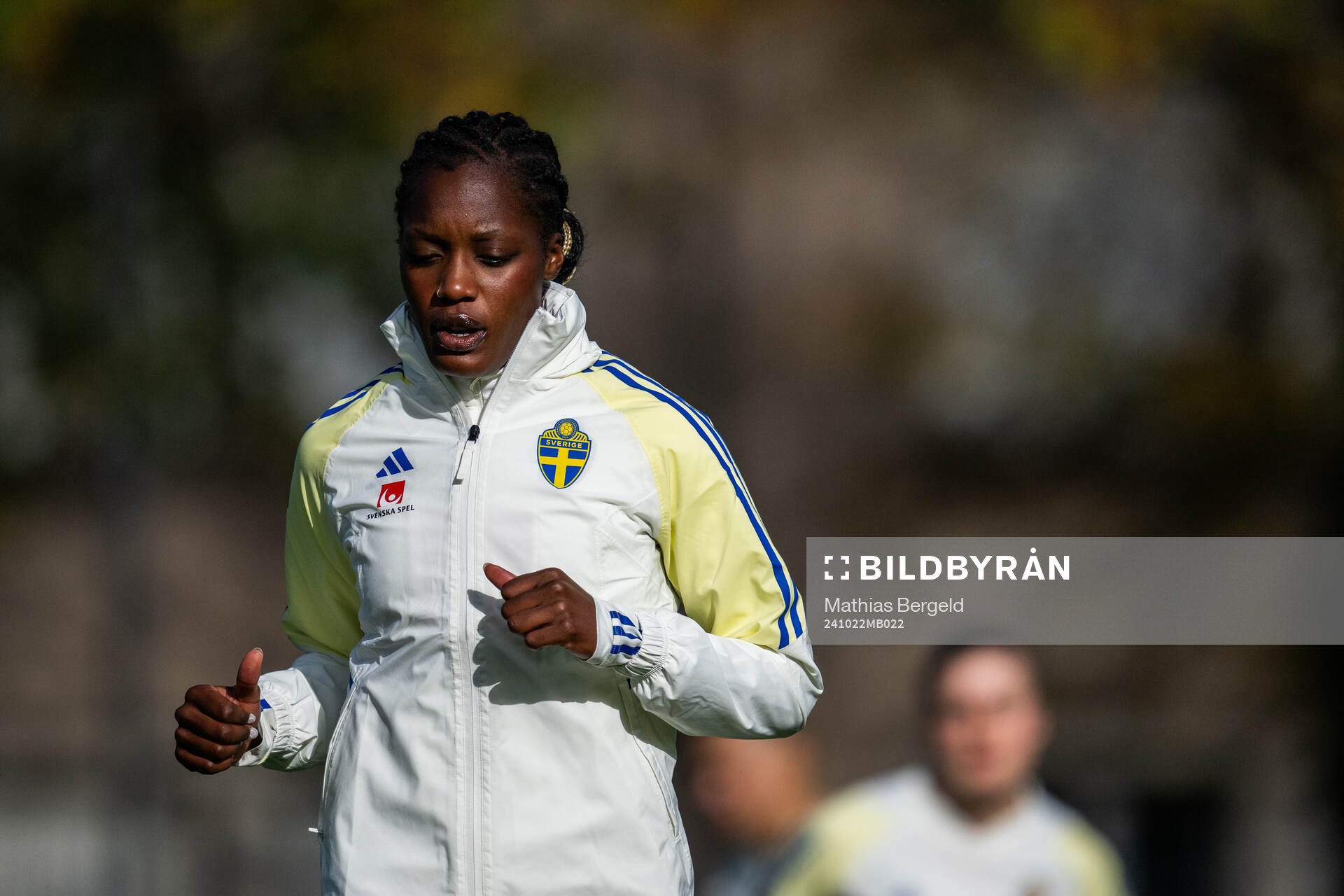 Evelyn Ijeh of the Swedish women's national football team
