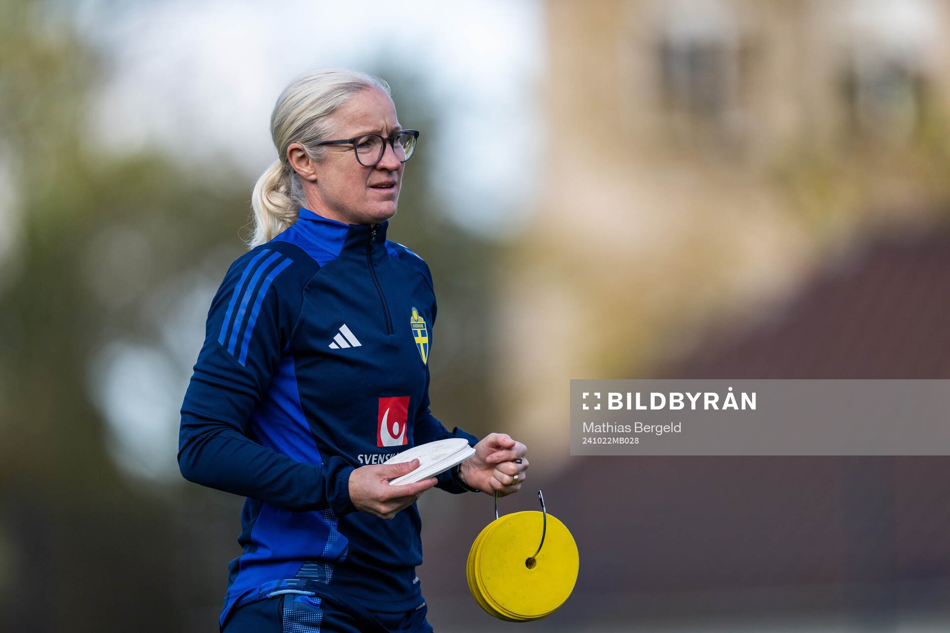 Assistant coach Victoria Sandell of the Swedish women's
