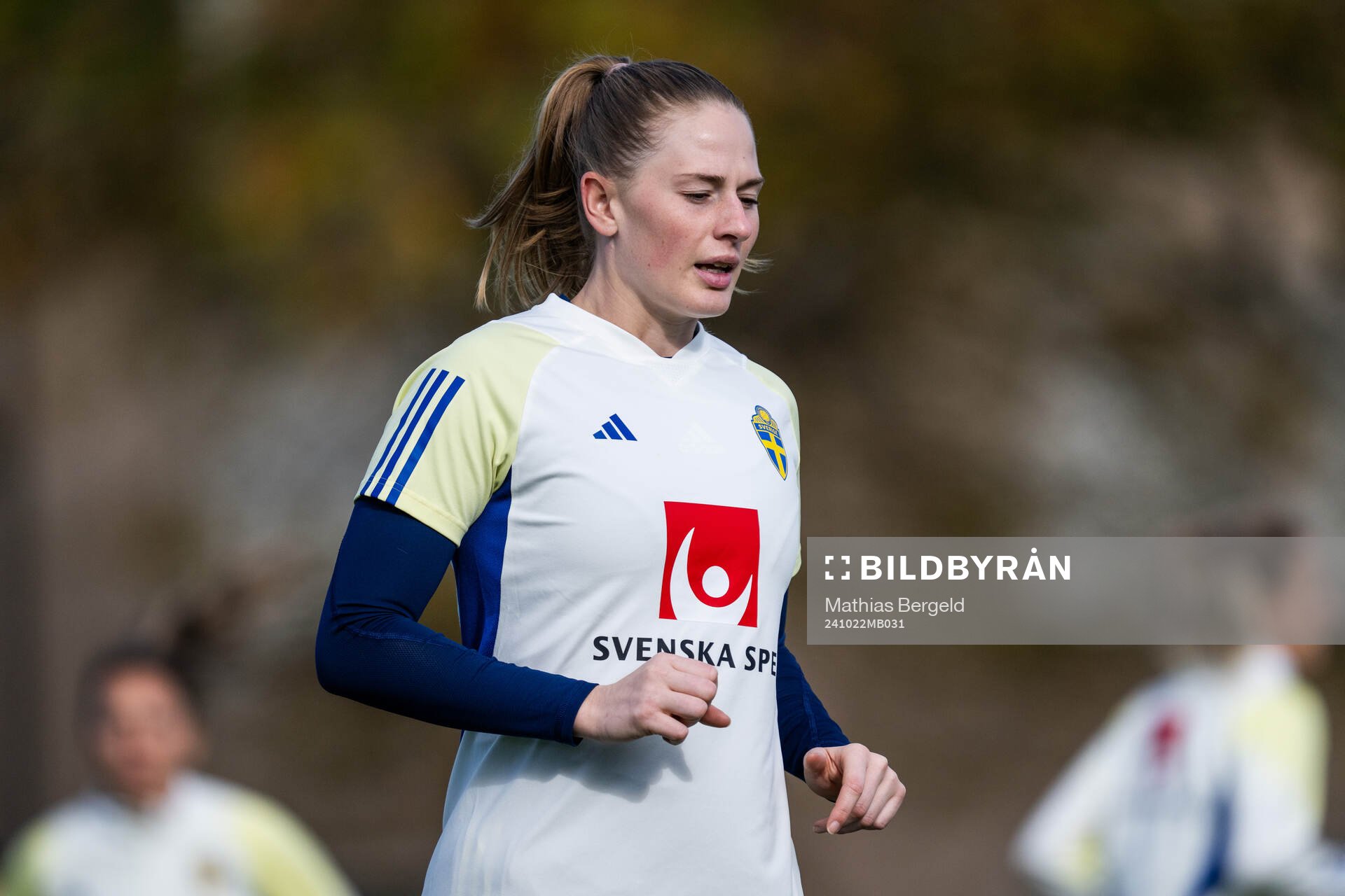 Goalkeeper Tove Enblom of the Swedish women's national