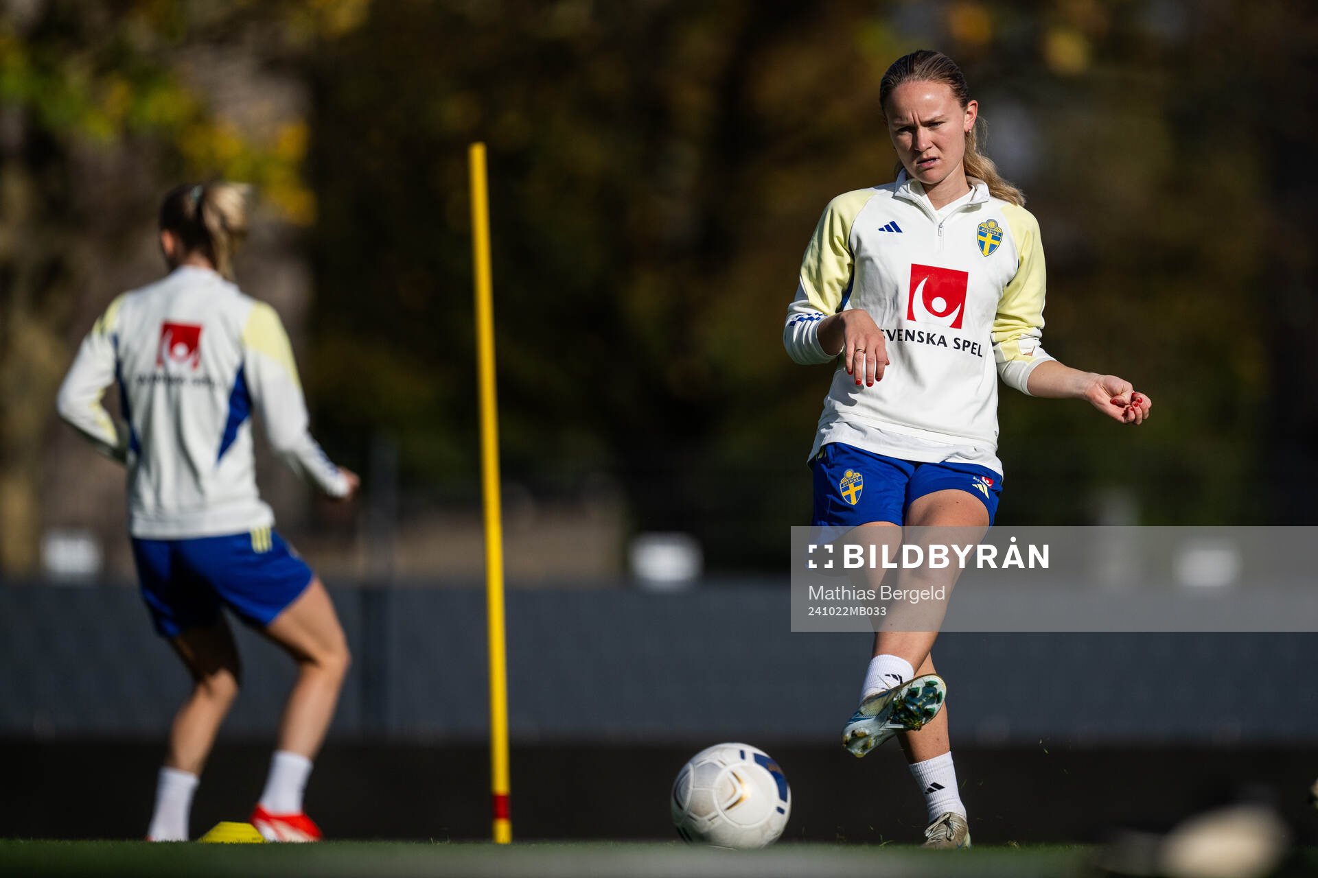 Matilda Vinberg of the Swedish women's national football