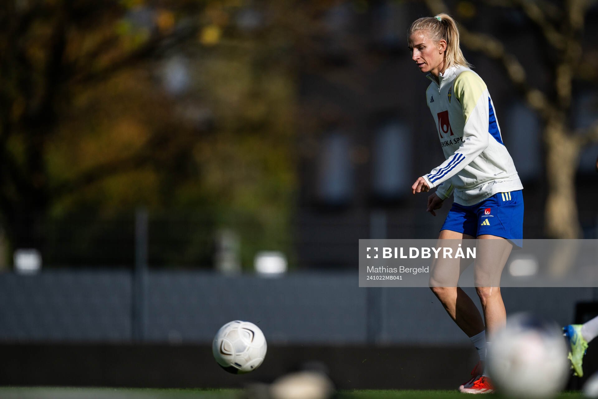 Sofia Jakobsson of the Swedish women's national football