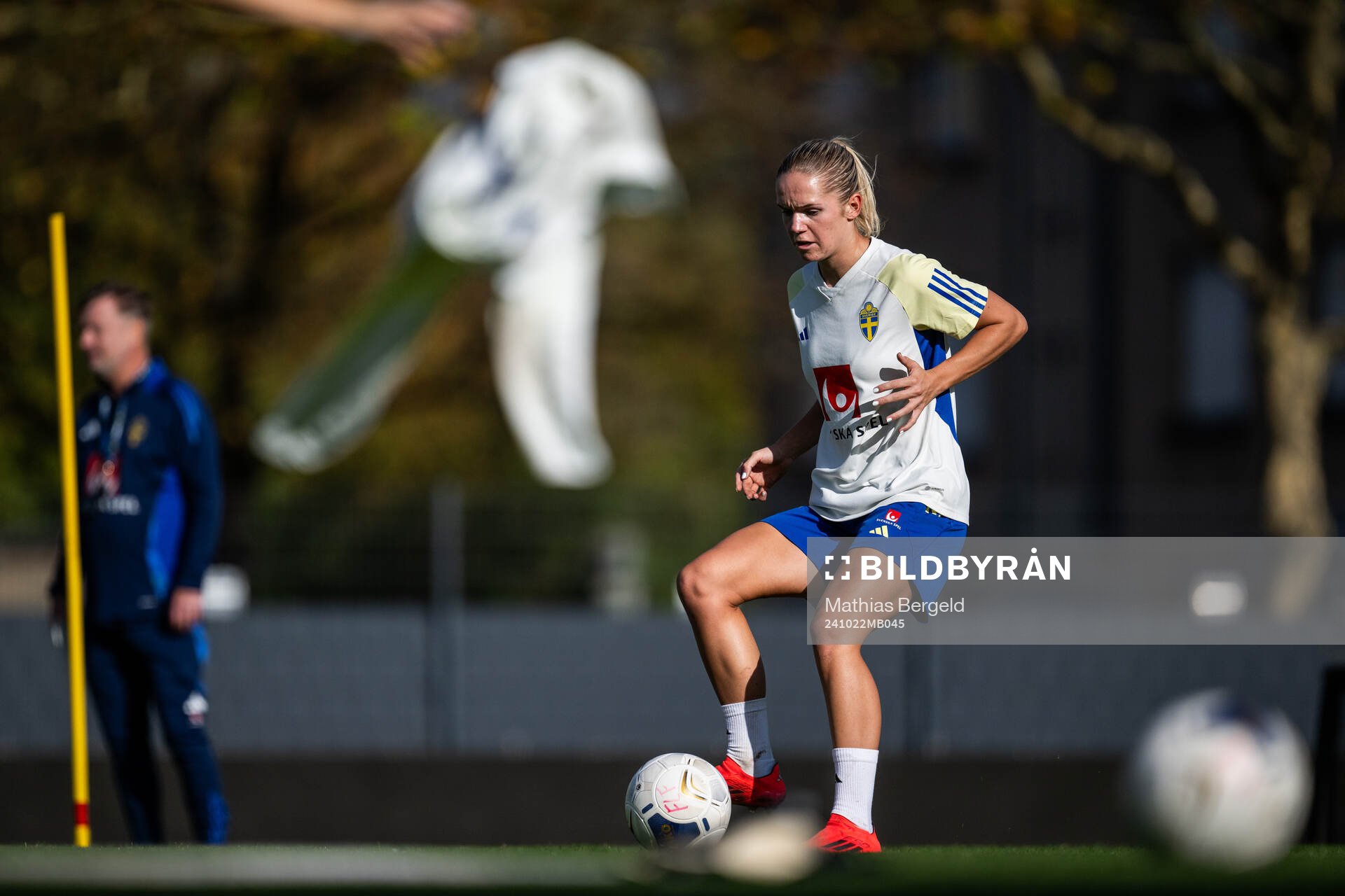 Hanna Lundkvist of the Swedish women's national football