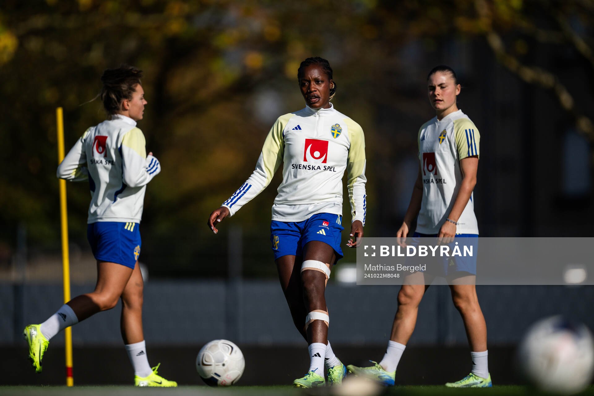 Evelyn Ijeh of the Swedish women's national football team