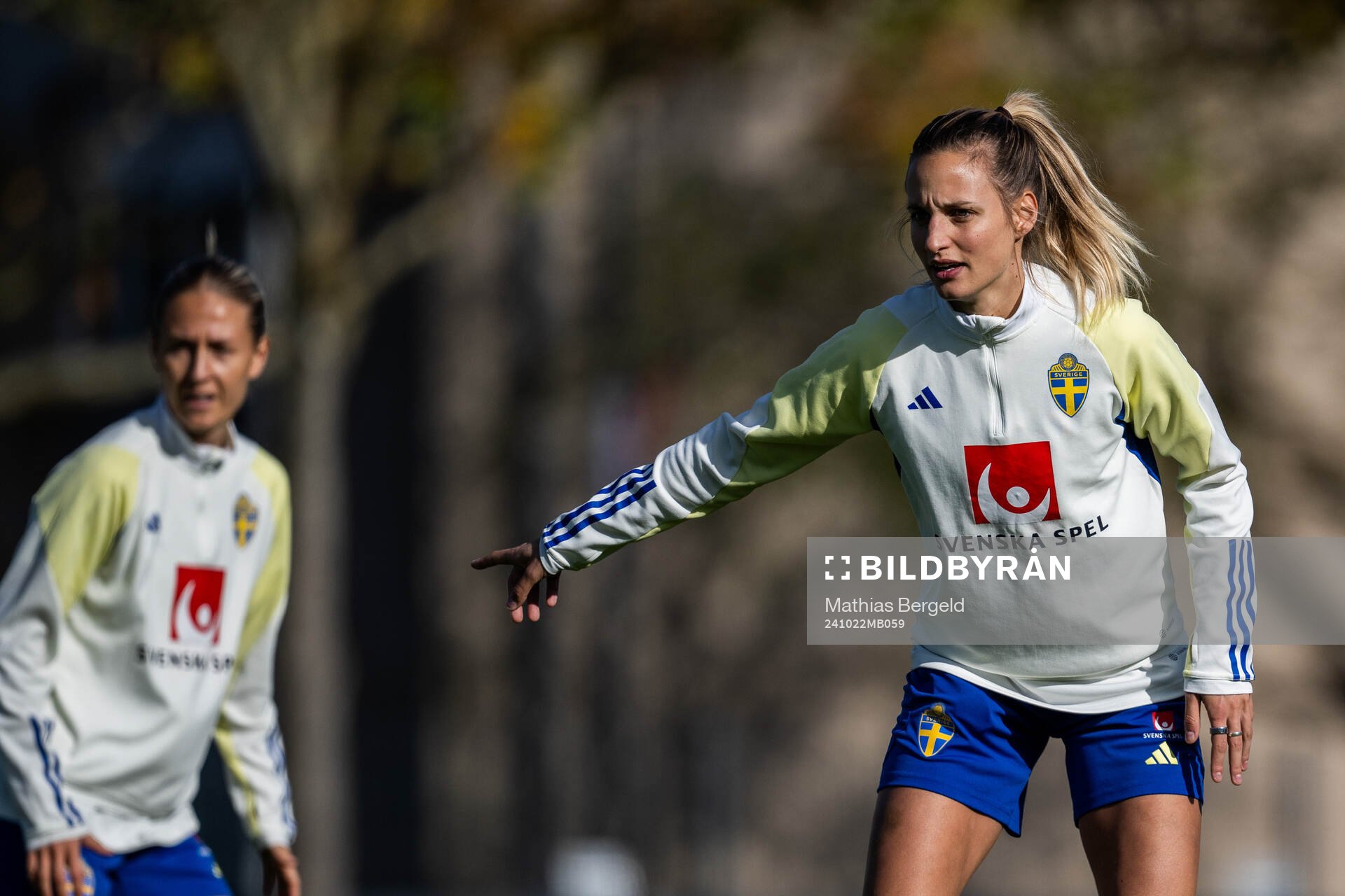 Nathalie Björn of the Swedish women's national football