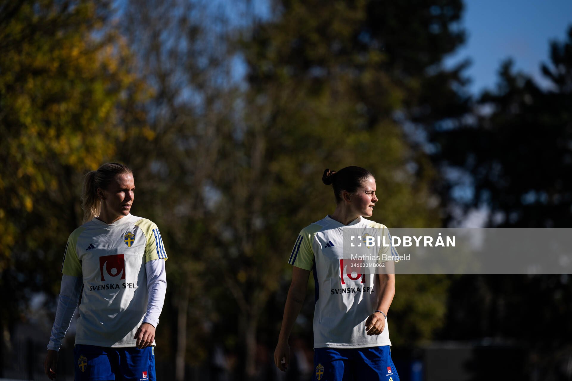 Josefine Rybrink and Hanna Wijk of the Swedish women's
