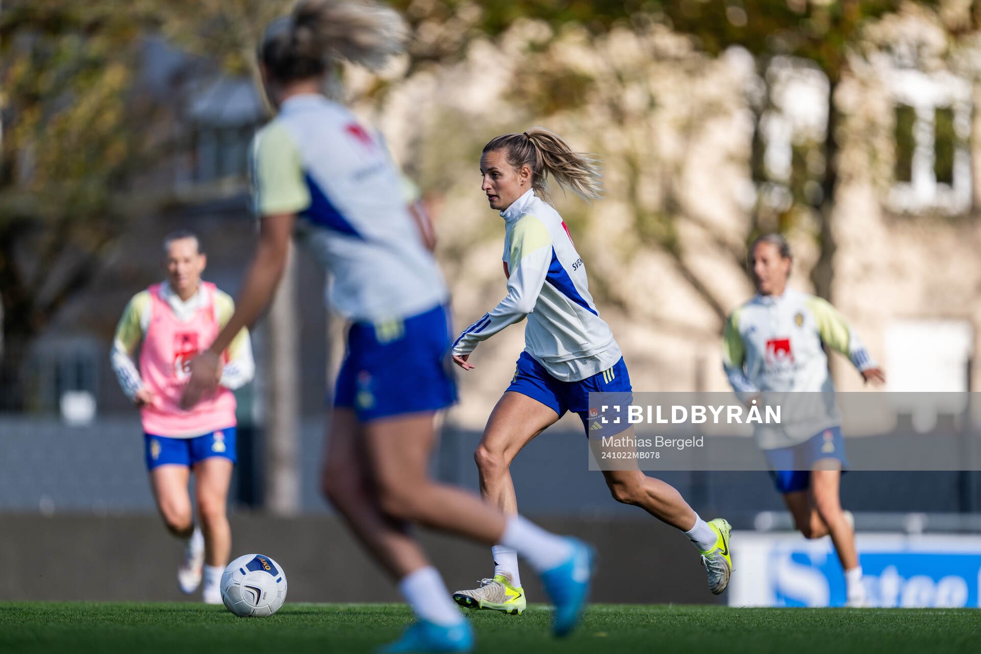 Nathalie Björn of the Swedish women's national football