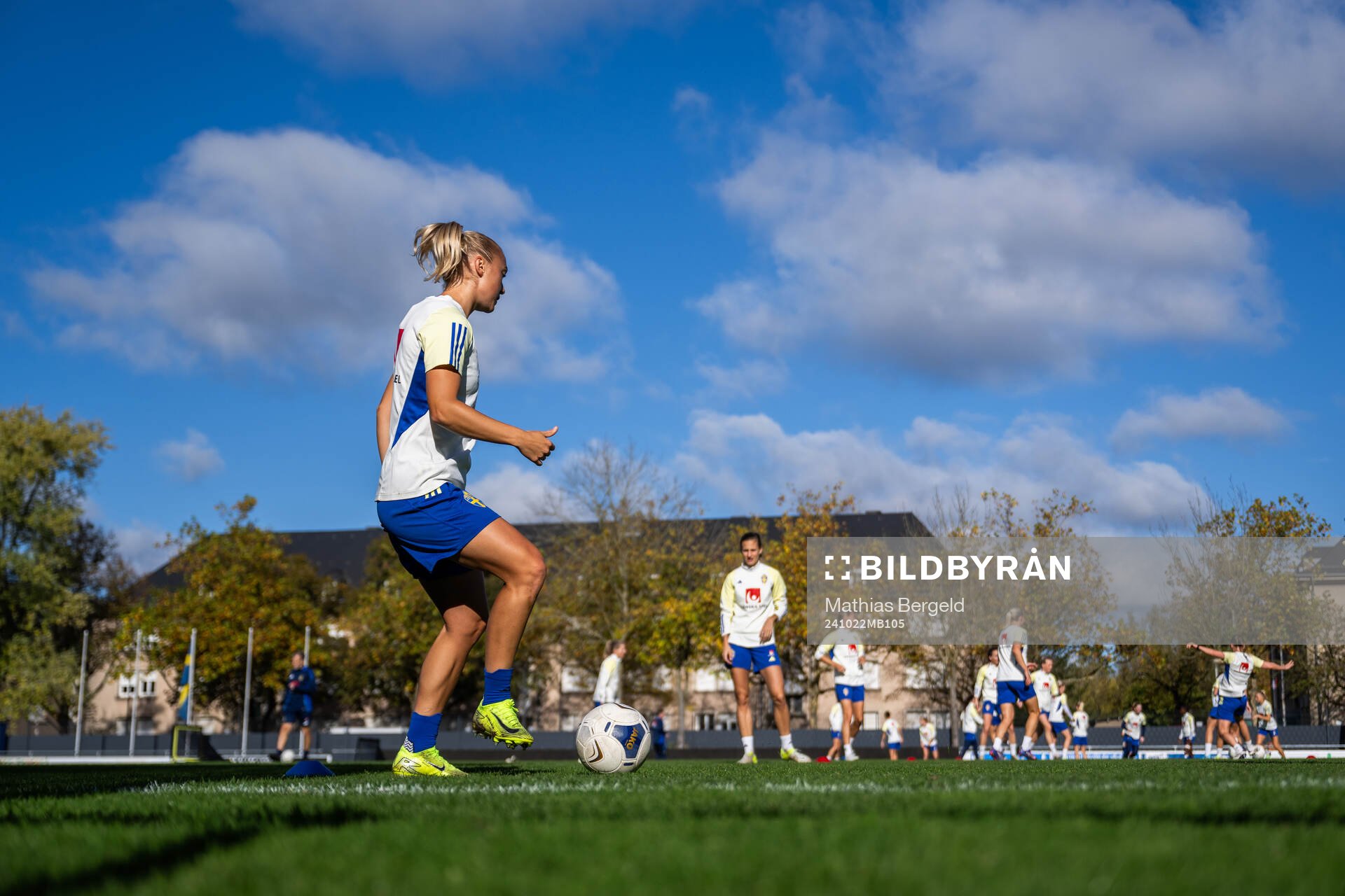 Hanna Bennison of the Swedish women's national football team