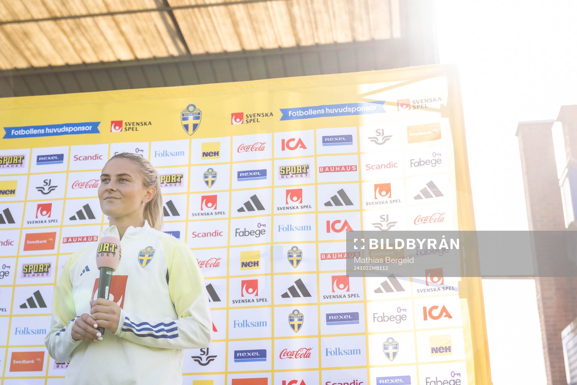 Amanda Nildén of the Swedish women's national football
