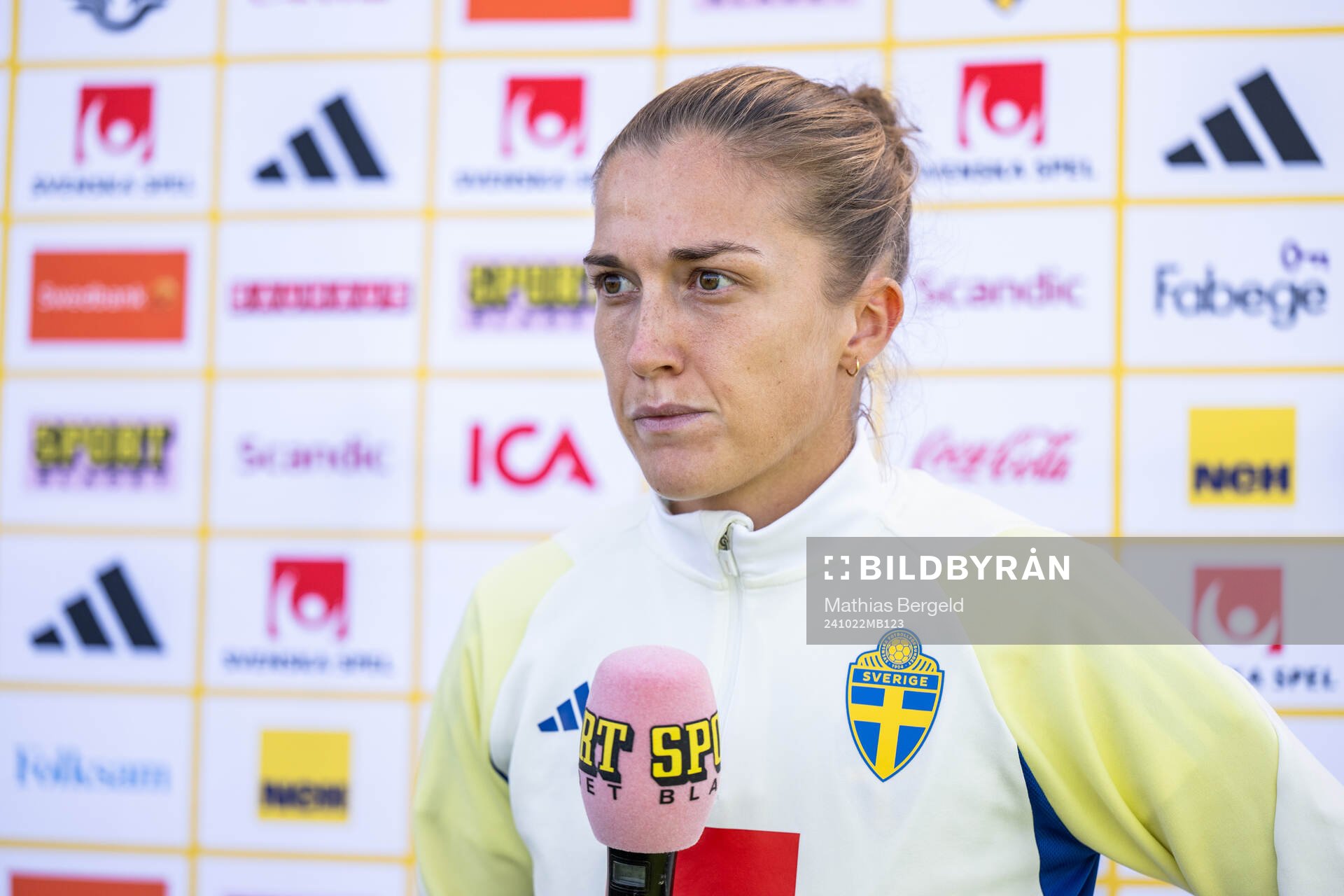 Filippa Angeldahl of the Swedish women's national football