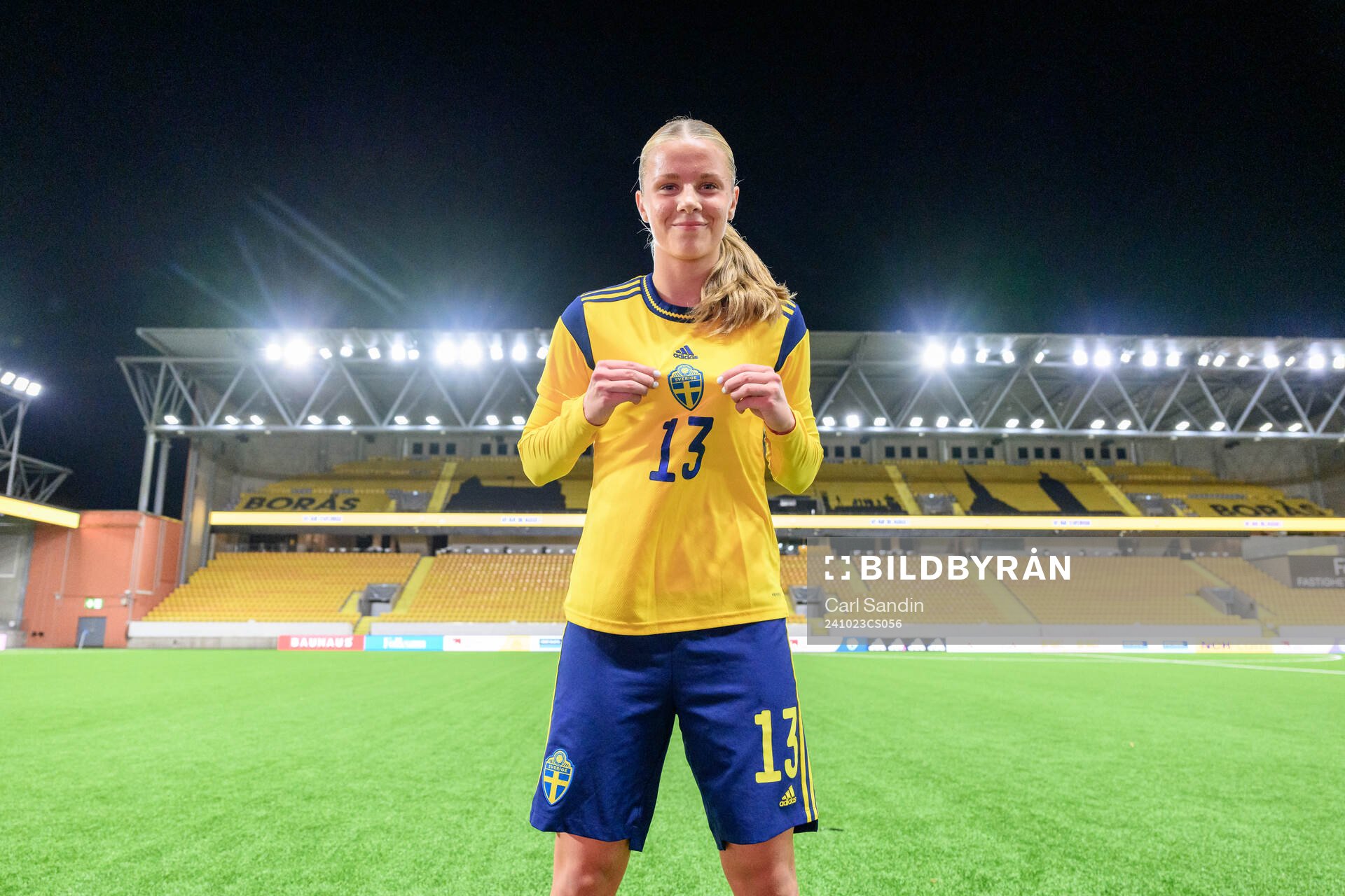 Mollie Josefsson of Sweden celebrates