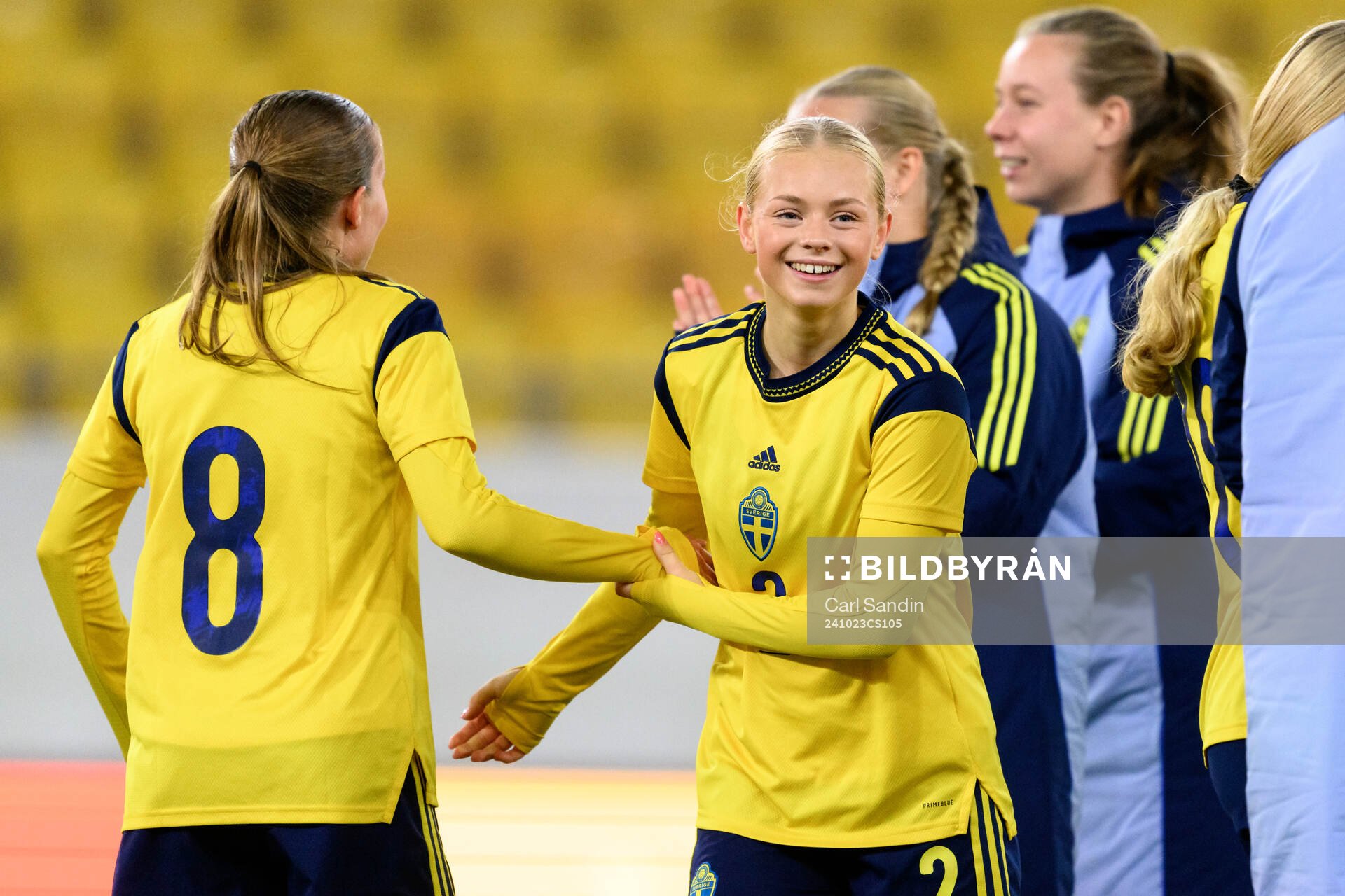 Sally Nylén of Sweden celebrates