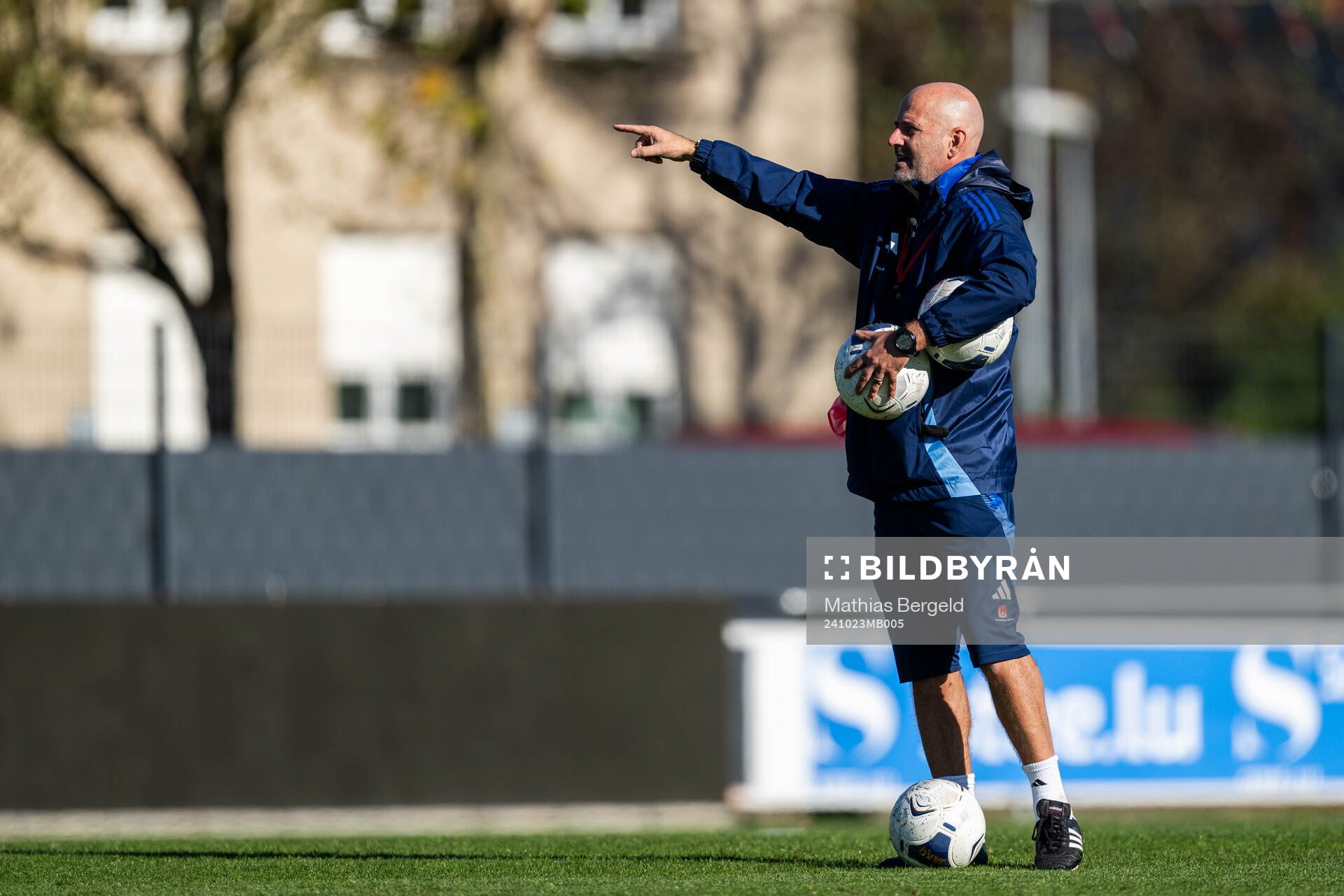 Assistant coach Magnus Wikman of the Swedish women's