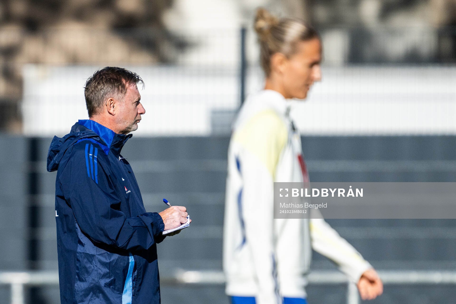 Head coach Peter Gerhardsson of the Swedish women's