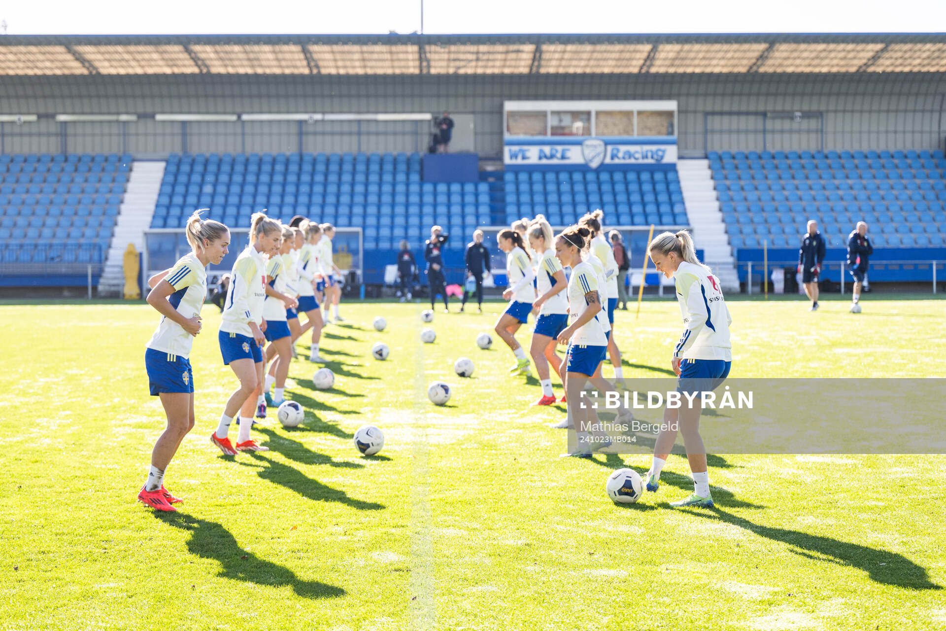 Hanna Lundkvist and Josefine Rybrink of the Swedish women's