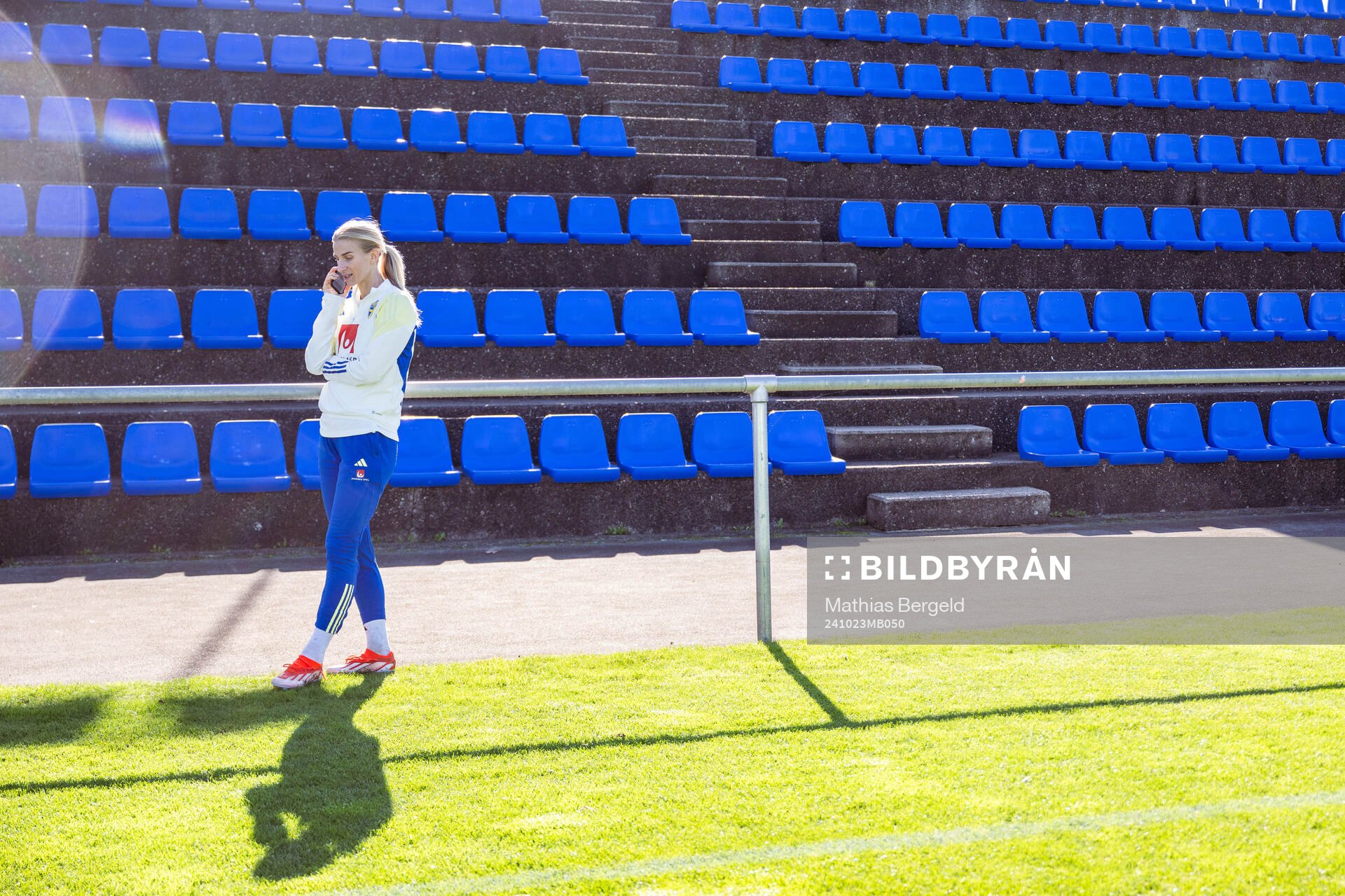 Sofia Jakobsson of the Swedish women's national football