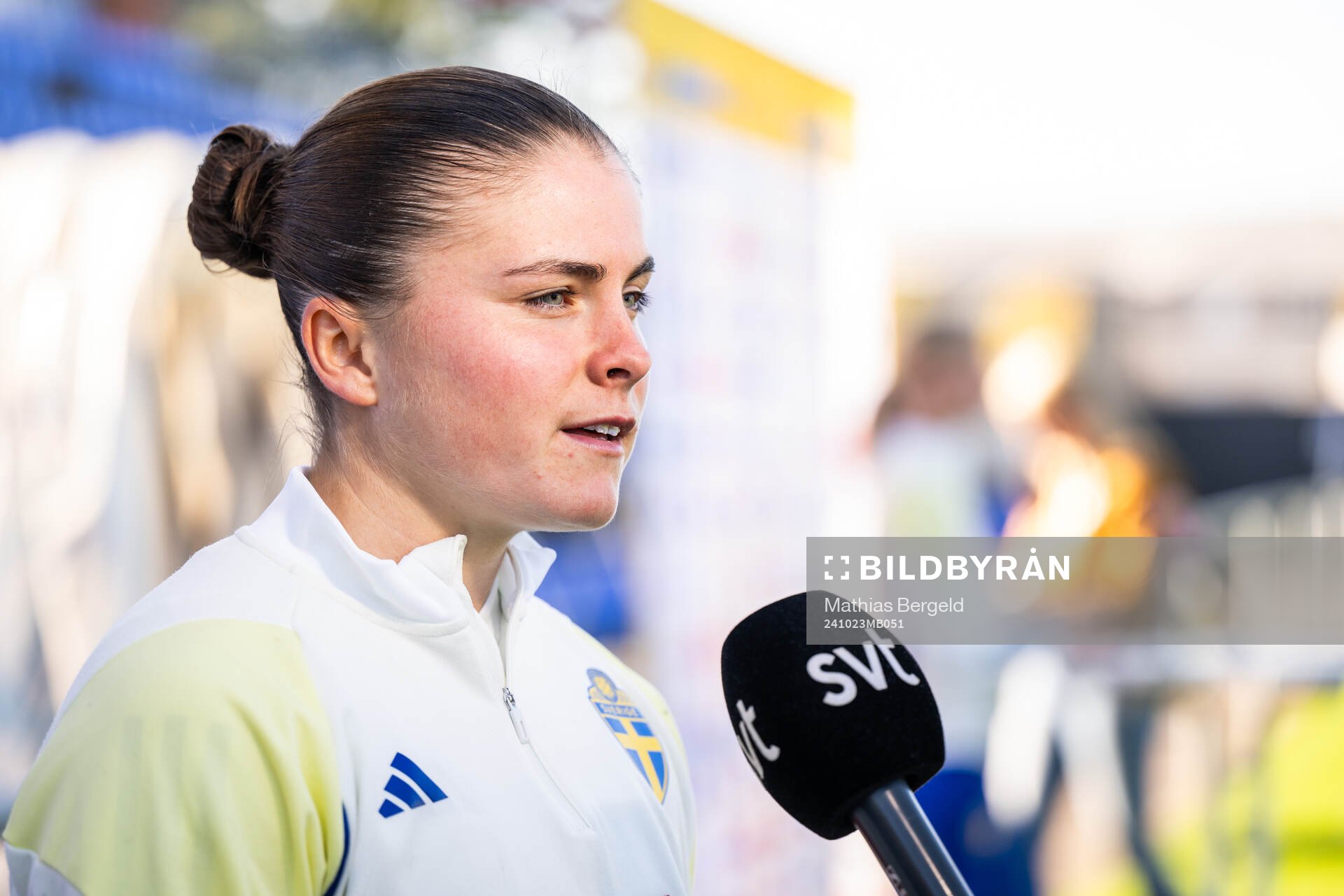 Hanna Wijk of the Swedish women's national football team is